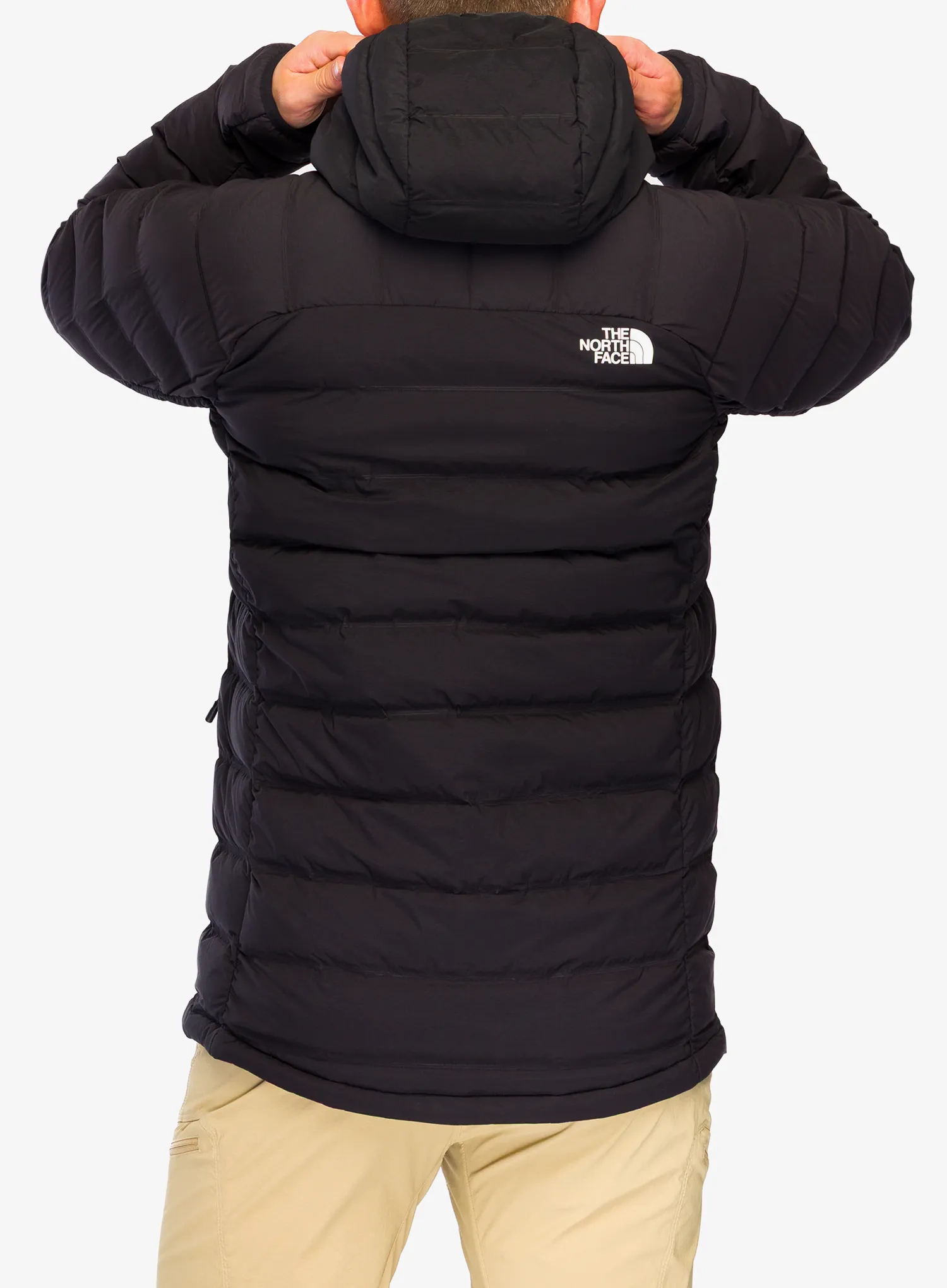 Пухено яке The North Face Abseil Stretch Down Hoodie - tnf black