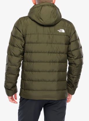 Пухено яке The North Face Aconcagua 3 Hoodie - new taupe green