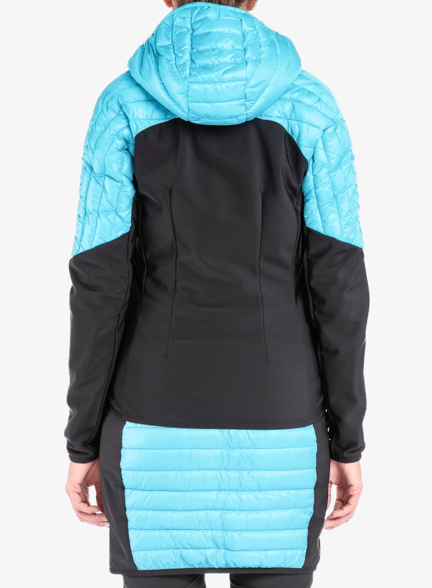 Дамско хибридно яке Montura Peak Hybrid Hooded Jacket - turquoise