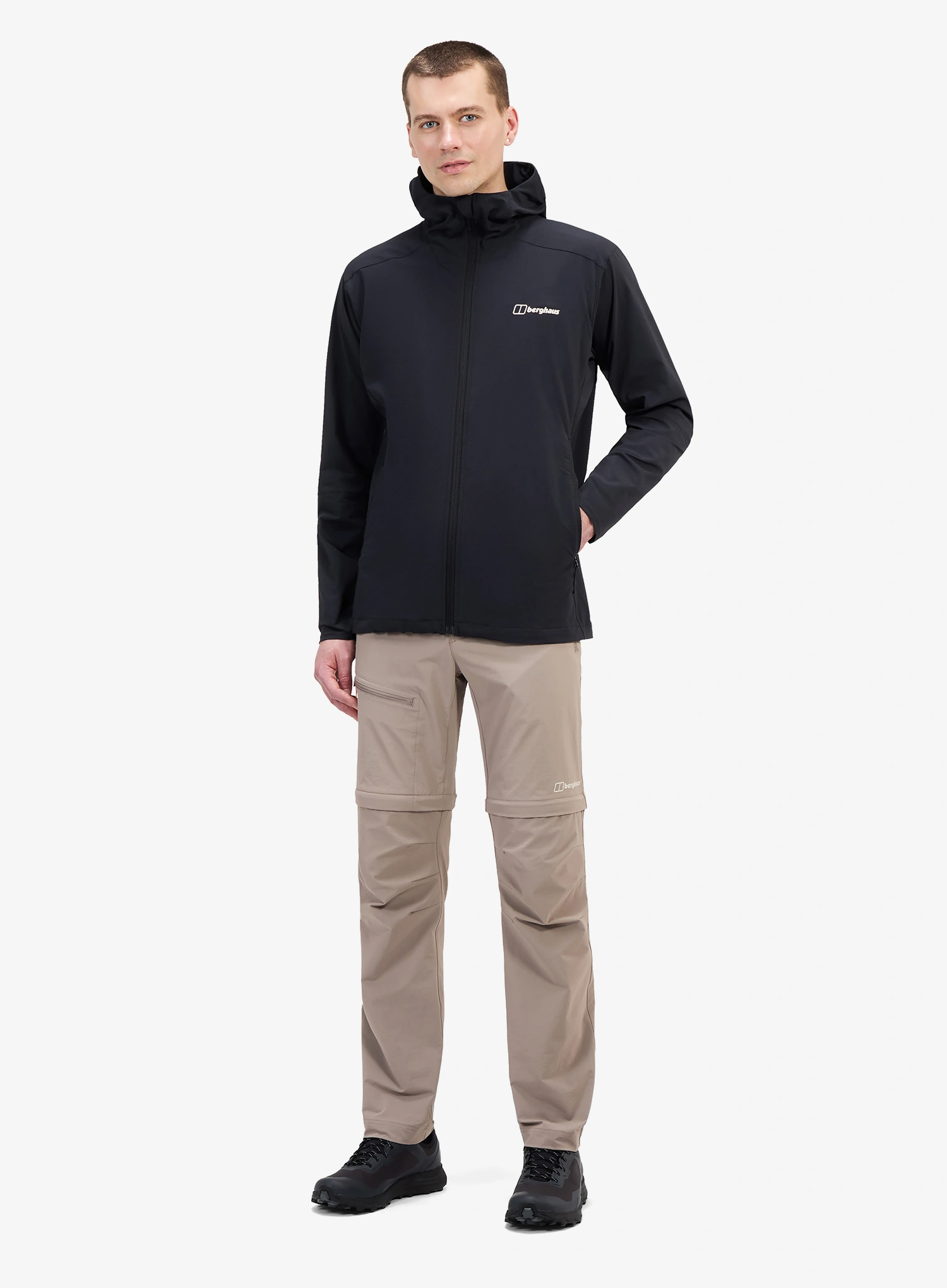 Яке cофтшел Berghaus Ridge Roamer Lite Jkt - jet black