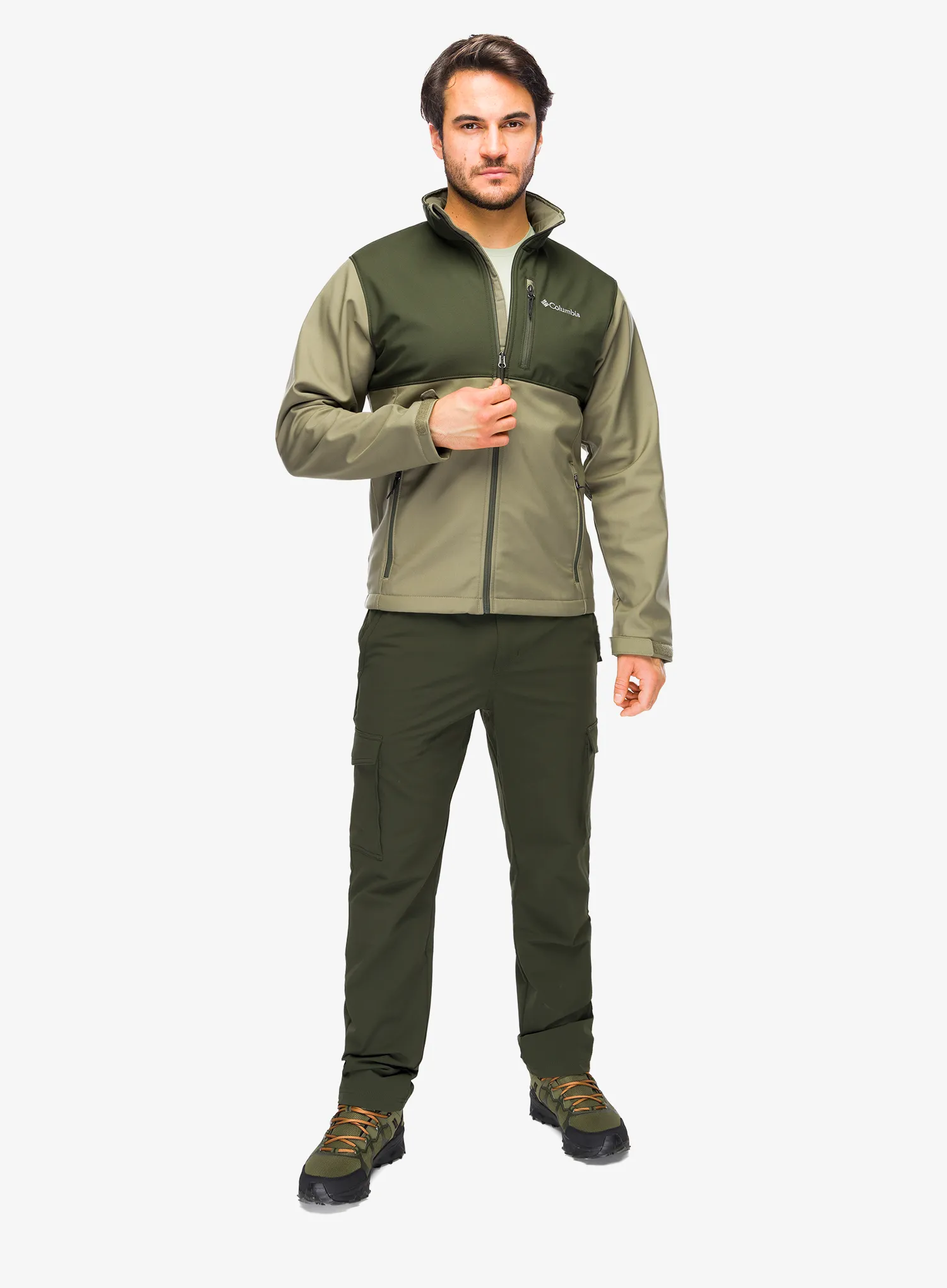 Яке cофтшел Columbia Ascender Softshell Jacket - stone green/greenscape