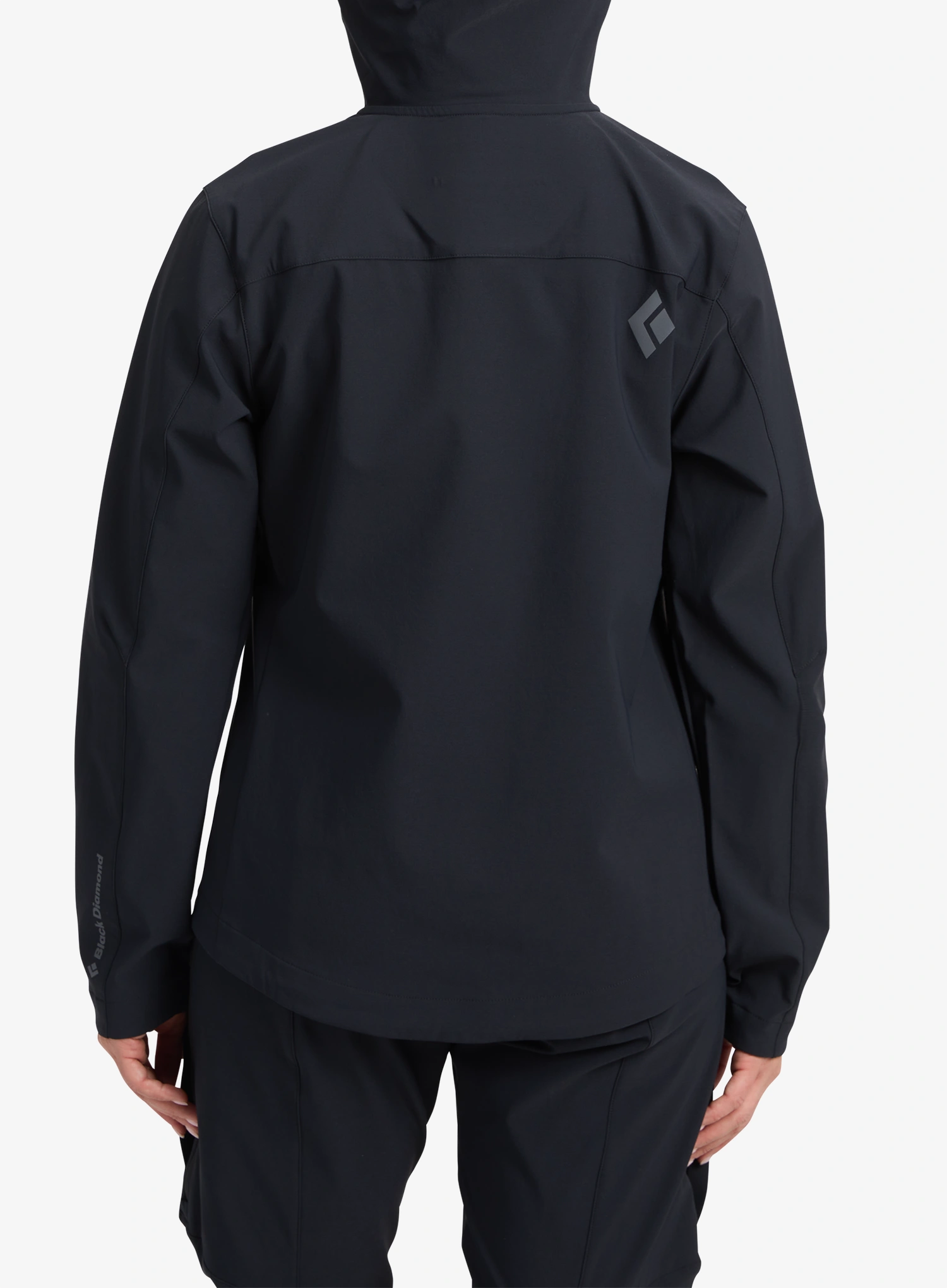 Дамско яке cофтшел Black Diamond Dawn Patrol Softshell - black/black