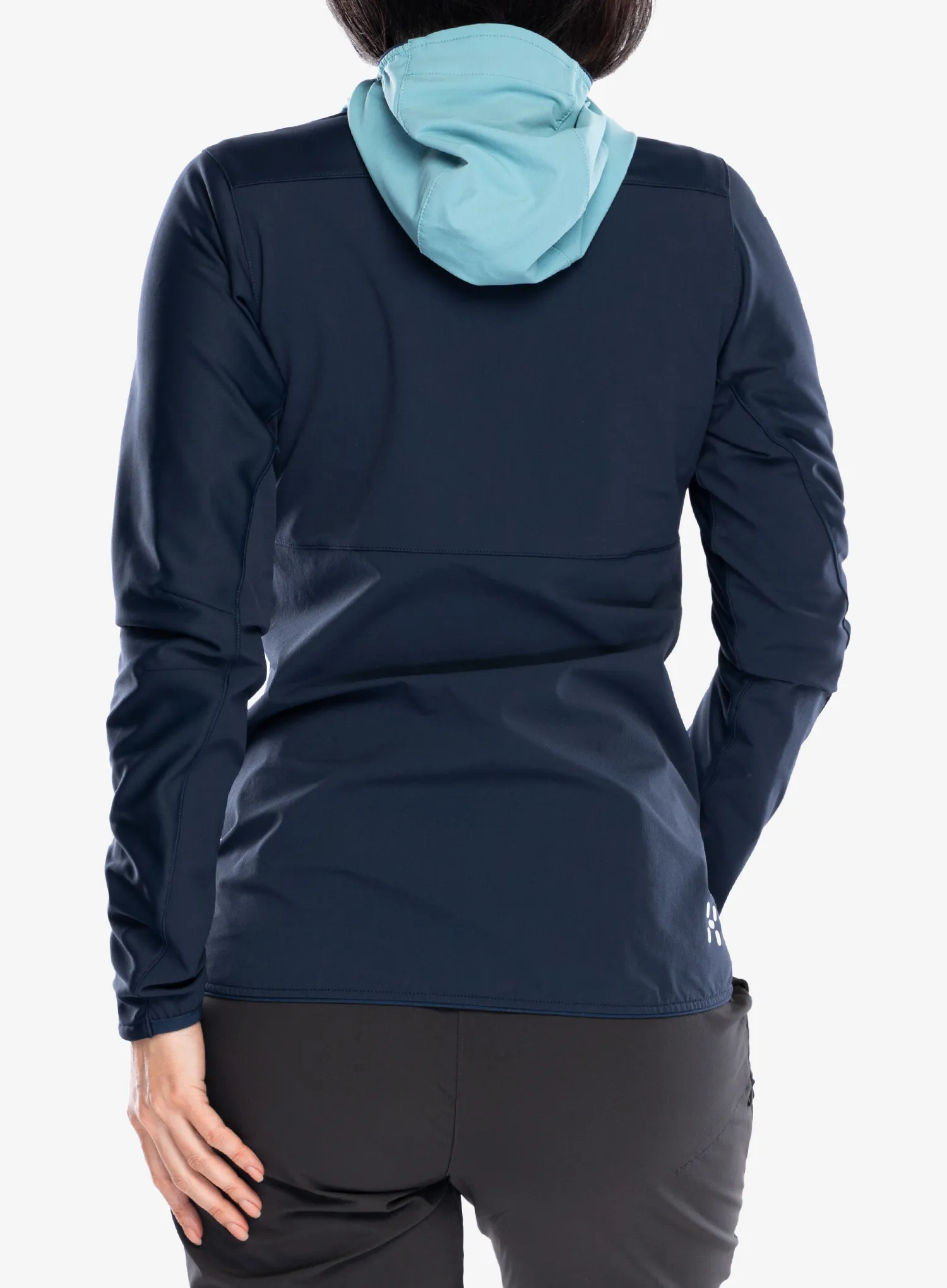 Дамско яке cофтшел Haglofs L.I.M Hybrid Softshell Jacket - tarn blue/frost blue