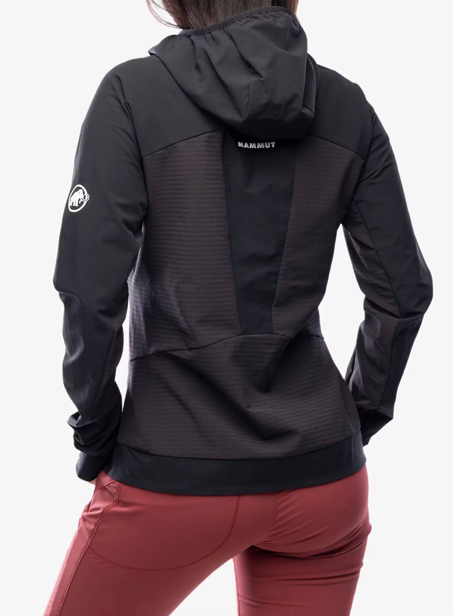Дамско яке cофтшел Mammut Aenergy SO Hybrid Hooded Jacket - black