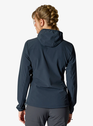 Дамско яке cофтшел Rab Borealis Hoody - beluga/beluga