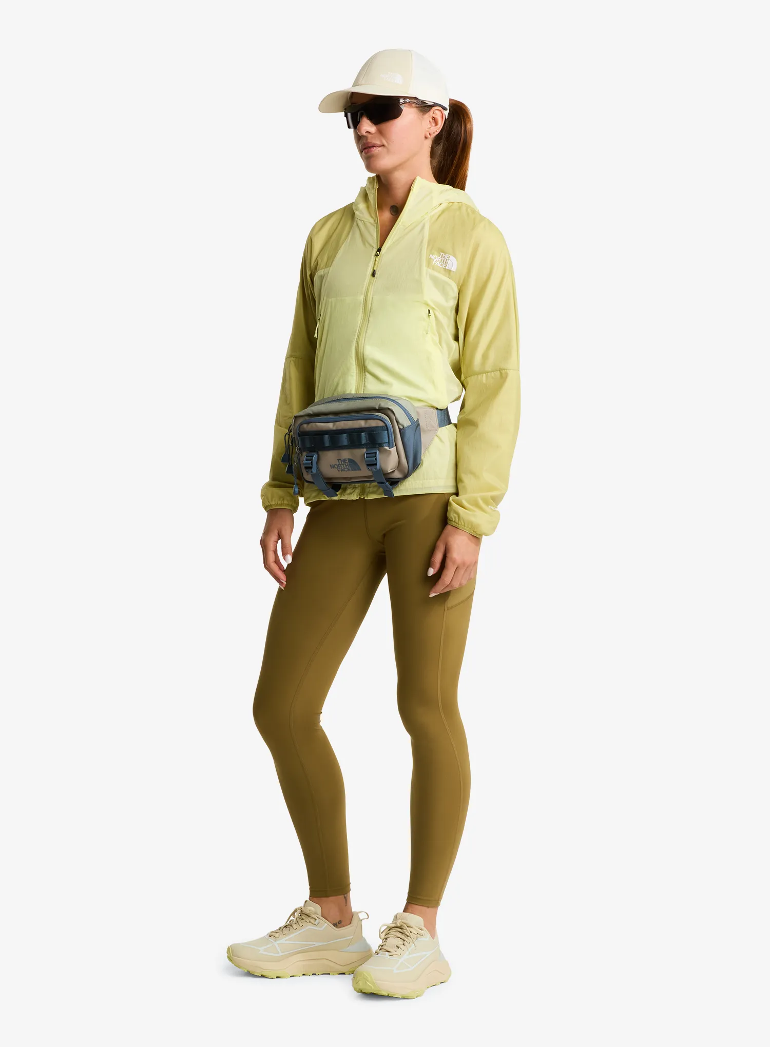 Дамско яке cофтшел The North Face Ridgelite FutureFleece Wind Jacket - lemon mist/pear