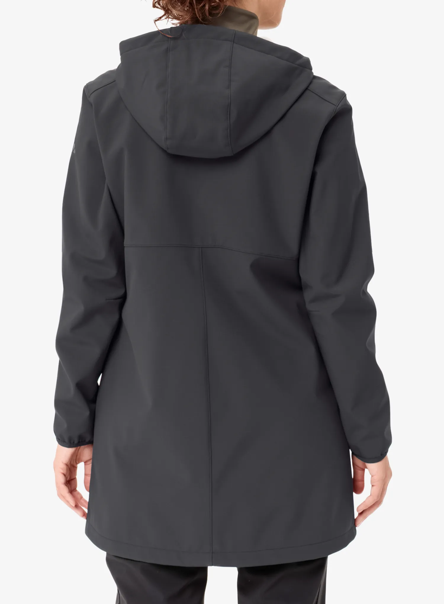 Дамско яке Vaude Moena Softshell Parka - phantom black