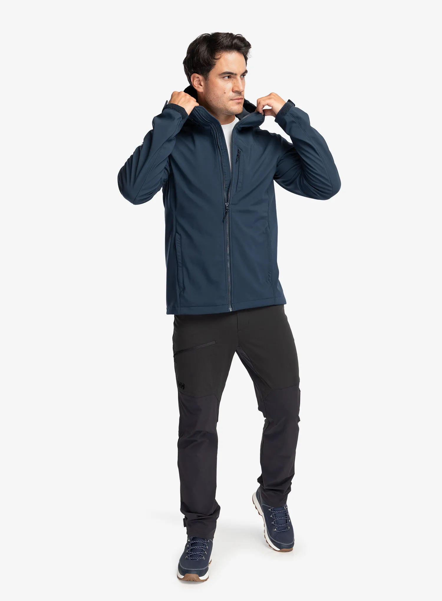 Яке cофтшел Helly Hansen Paramount Hooded Softshell Jkt - navy
