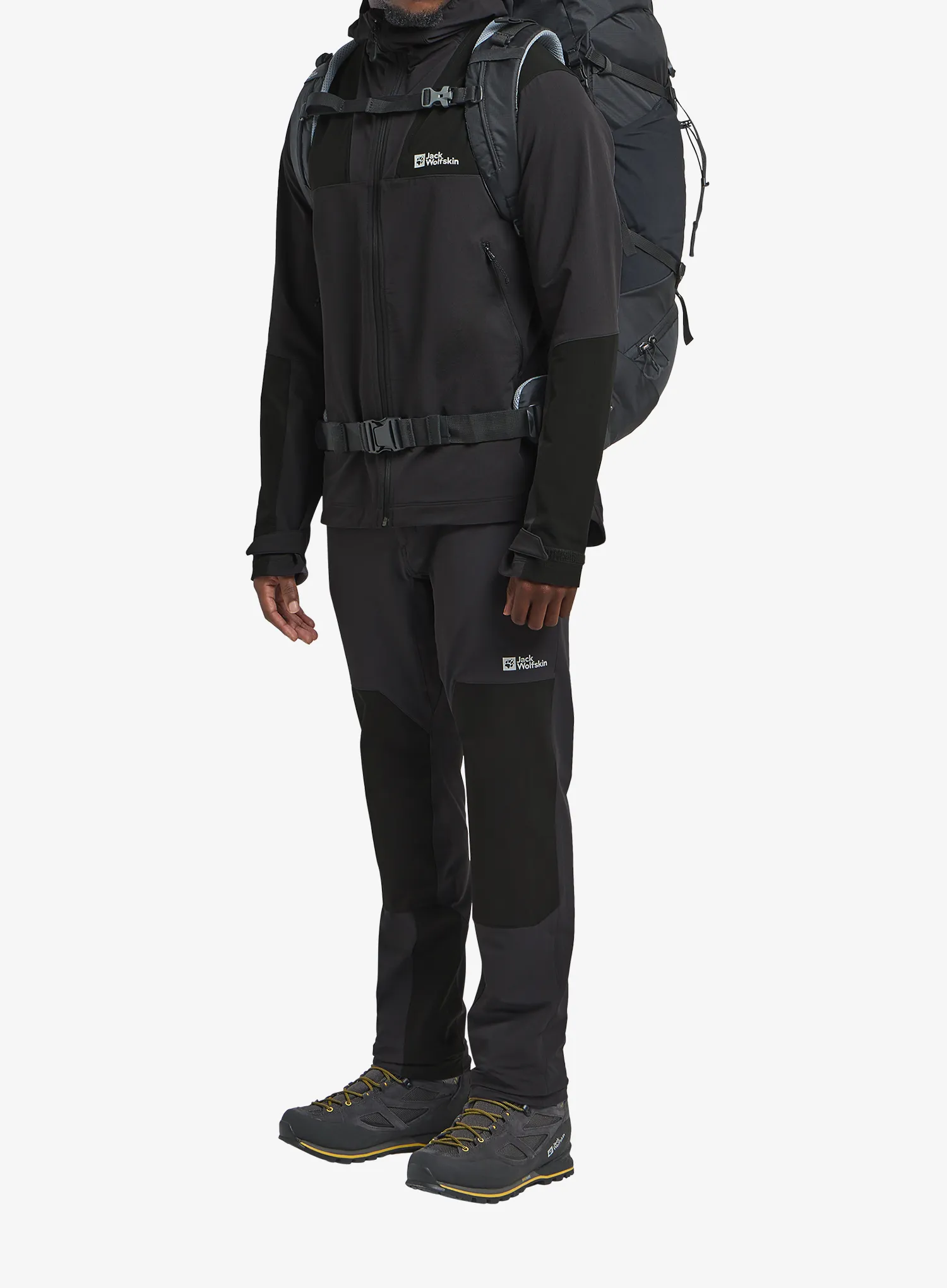 Яке cофтшел Jack Wolfskin Andur Jacket - phantom