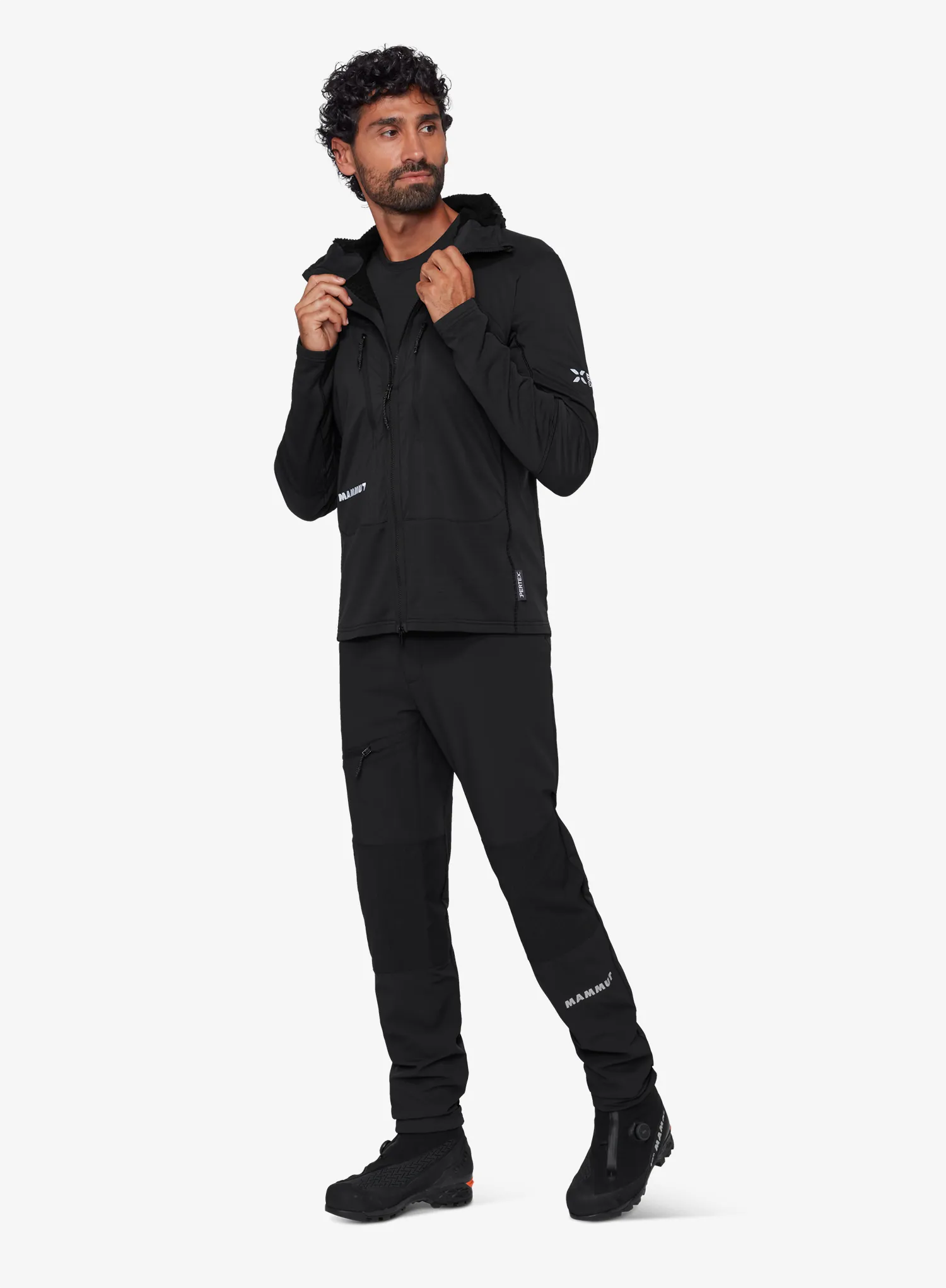 Яке cофтшел Mammut Eiger Nordwand IN Flex Air Hybrid Hooded Jacket - black