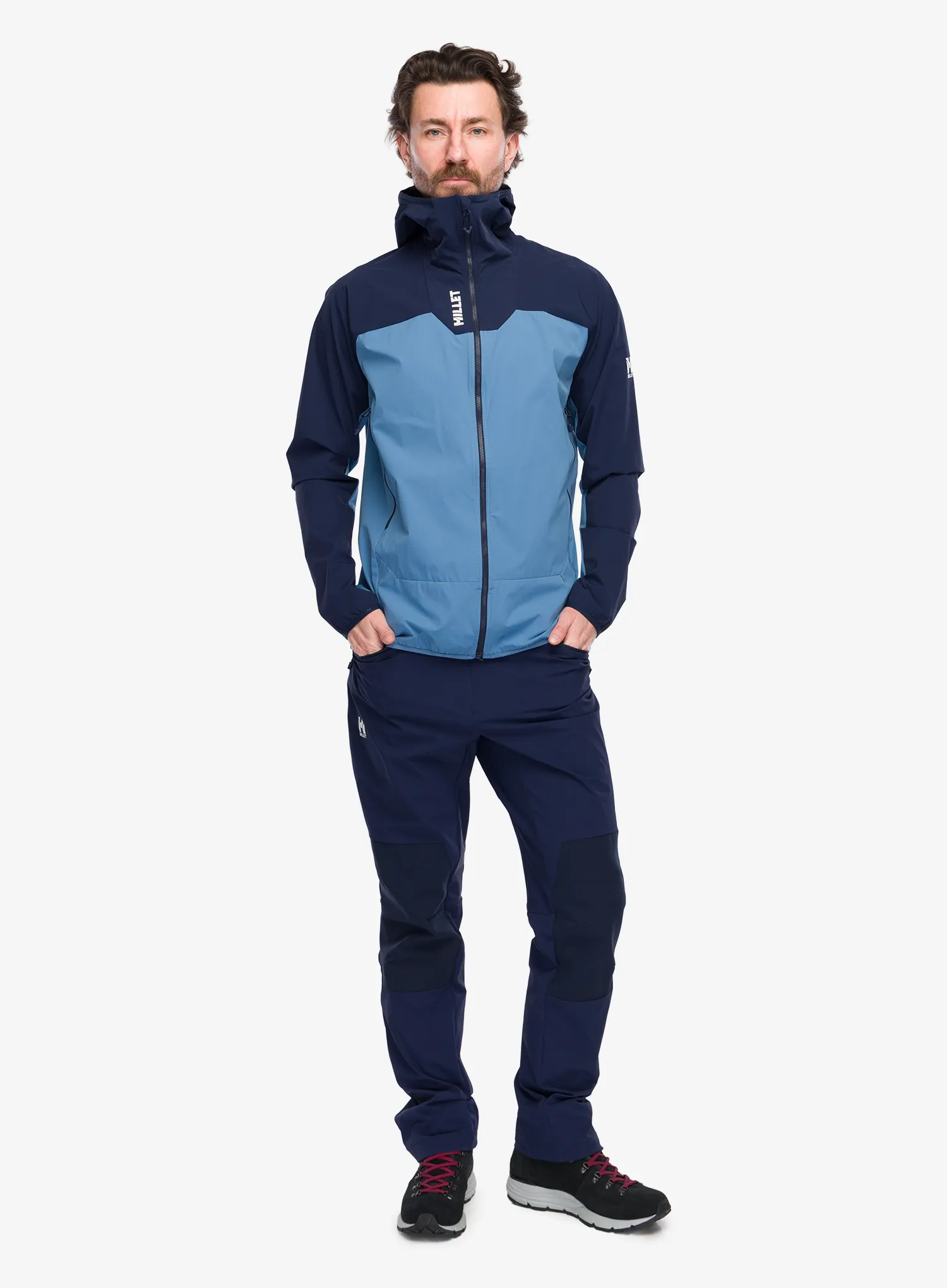 Яке cофтшел Millet Kamet Xcs Light Hoodie - coronet blue/saphir