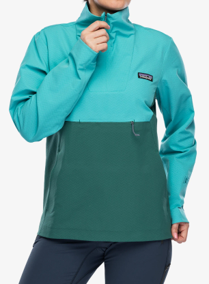 Яке cофтшел Patagonia R1 CrossStrata P/O - conifer green