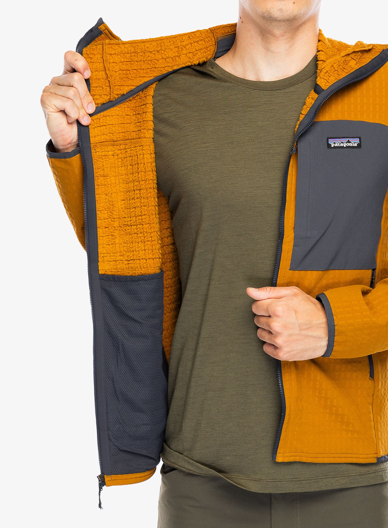 Яке cофтшел Patagonia R2 TechFace Hoody - raptor brown