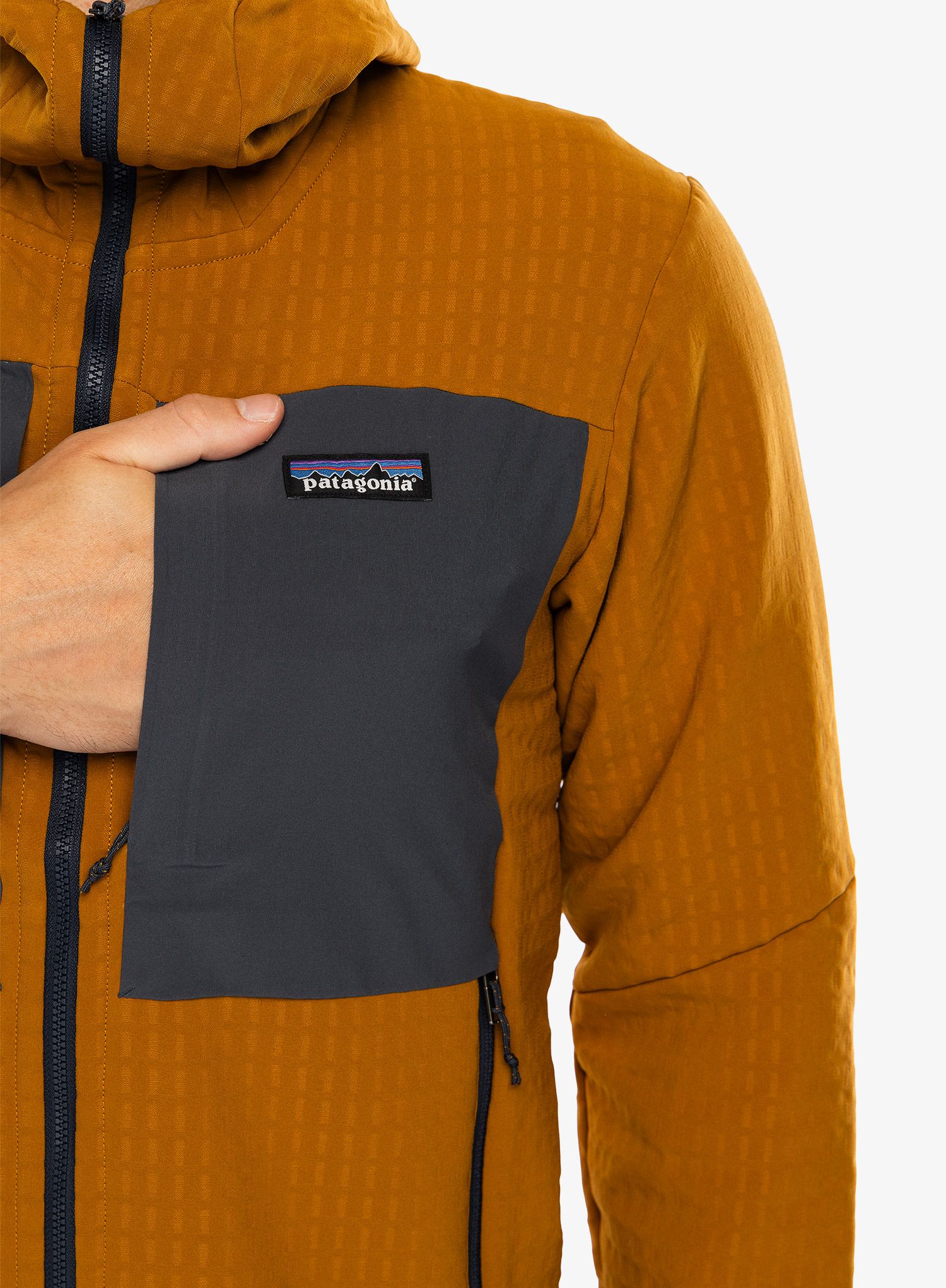 Яке cофтшел Patagonia R2 TechFace Hoody - raptor brown