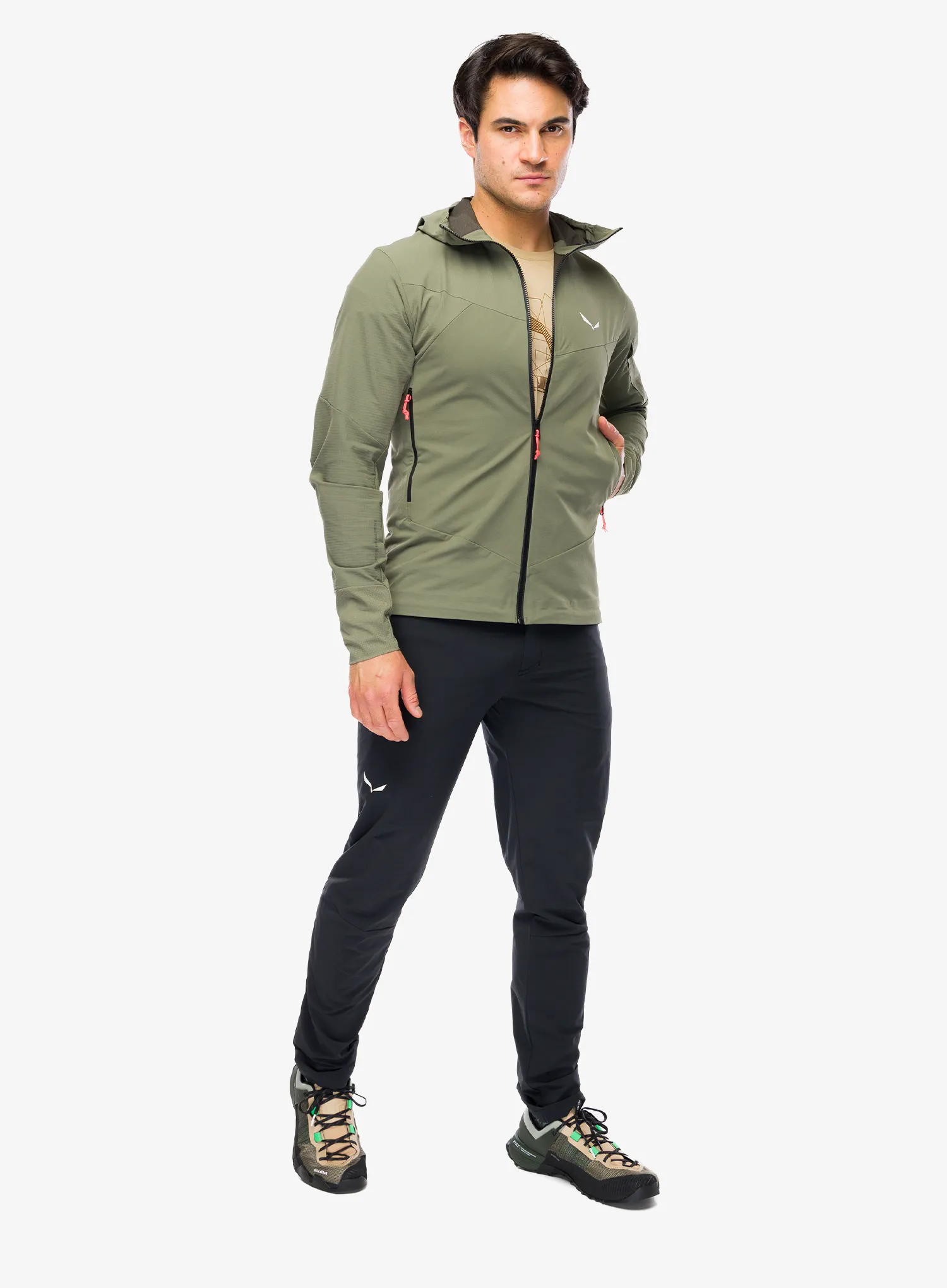 Яке cофтшел Salewa Agner Dst Jacket - faded green