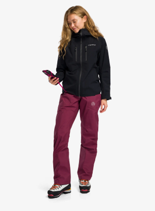 Дамско яке за планина La Sportiva Helixir Shell Jacket - black/chalk