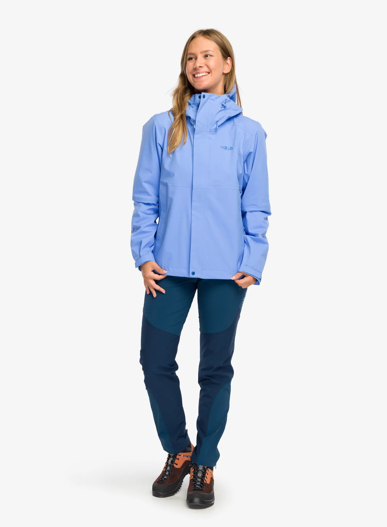 Дамско яке за планина Rab Firewall Jacket - bluebird
