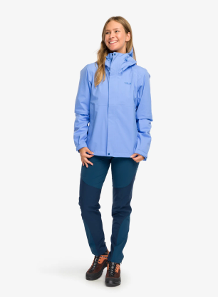 Дамско яке за планина Rab Firewall Jacket - bluebird