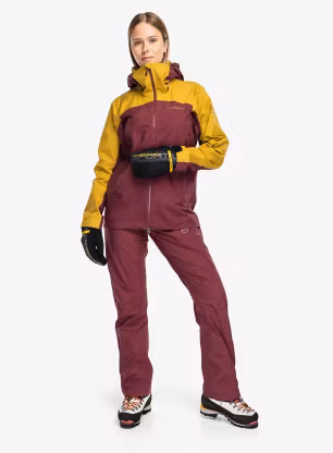 Дамско яке с мембрана La Sportiva Alpine Guide GTX Perfomance Jacket - redwood/savana