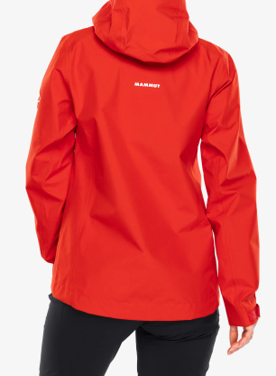 Дамско яке с мембрана Mammut Crater Light HS Hooded Jacket - mammut red