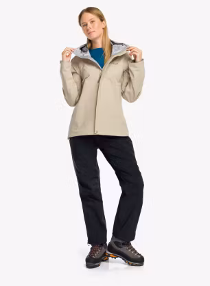 Дамско яке с мембрана Rab Firewall Jacket - dark pebble