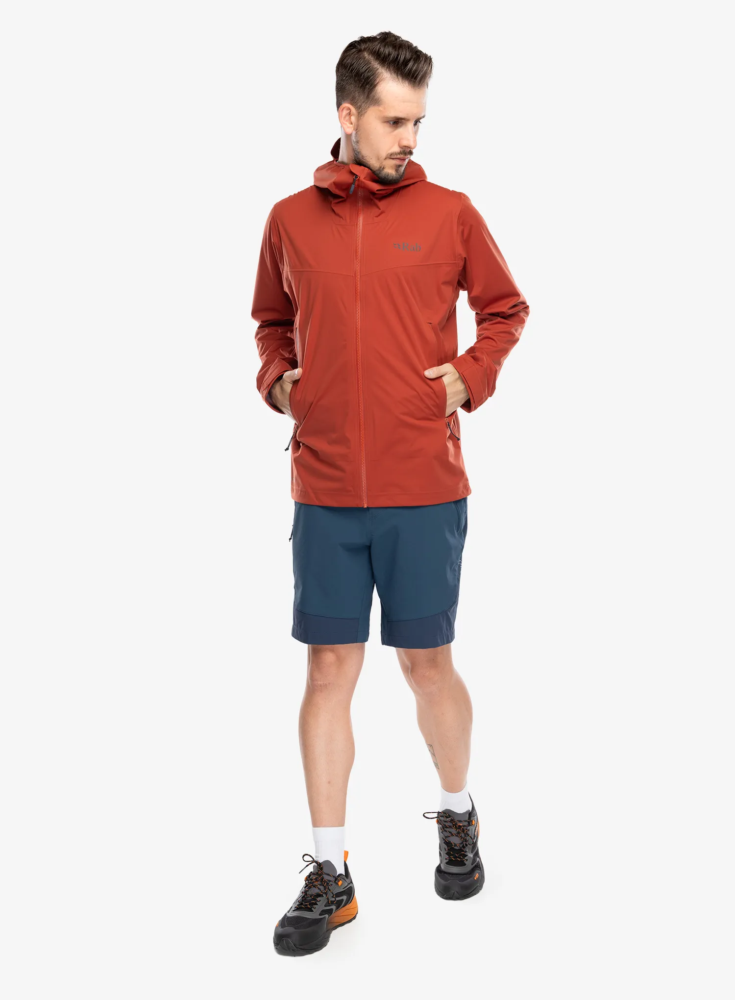 Яке с мембрана Rab Kinetic 2.0 Jacket - tuscan red