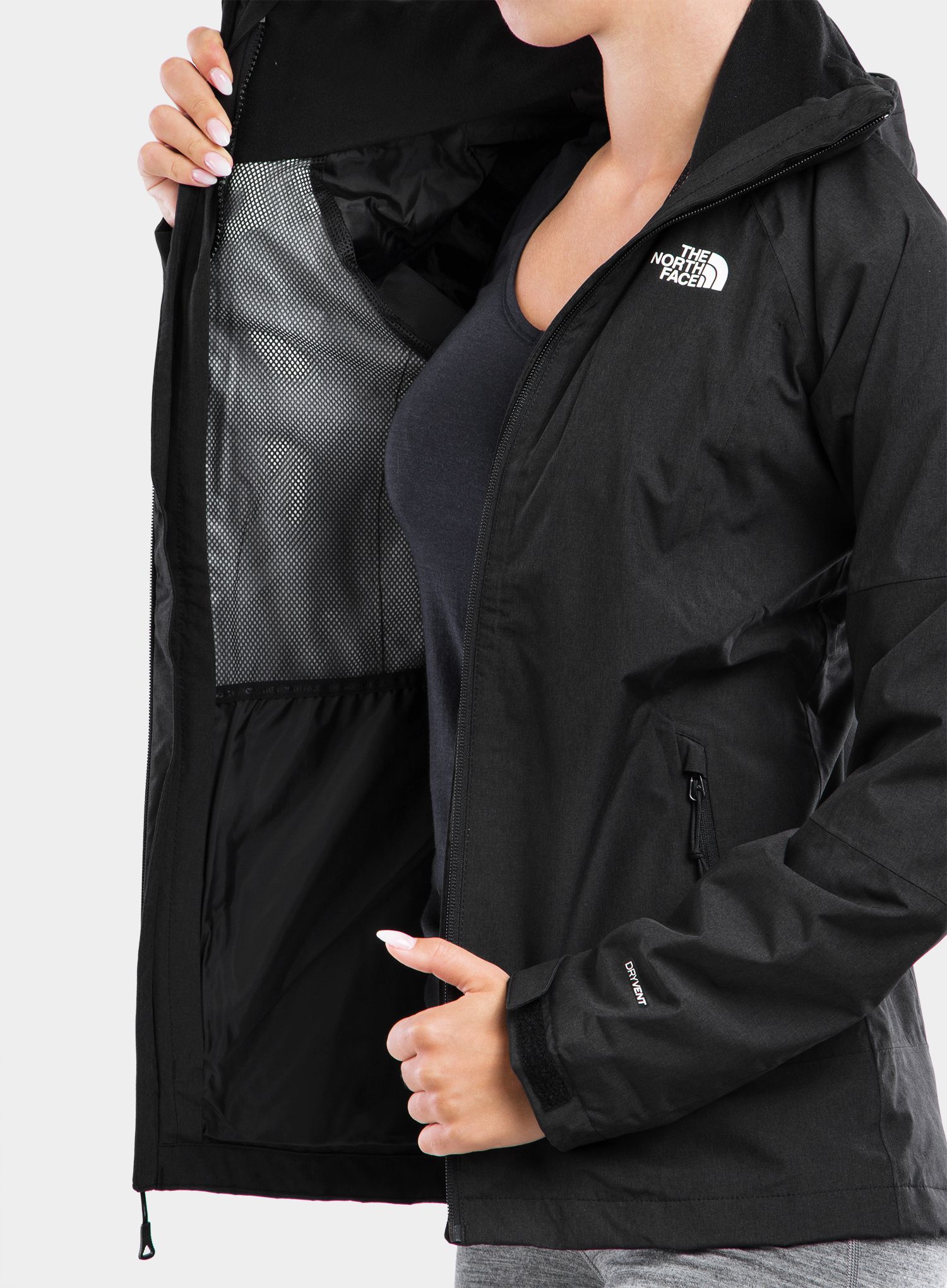 Дамско яке 3в1 The North Face Inlux Triclimate - tnf black heather/tnf black