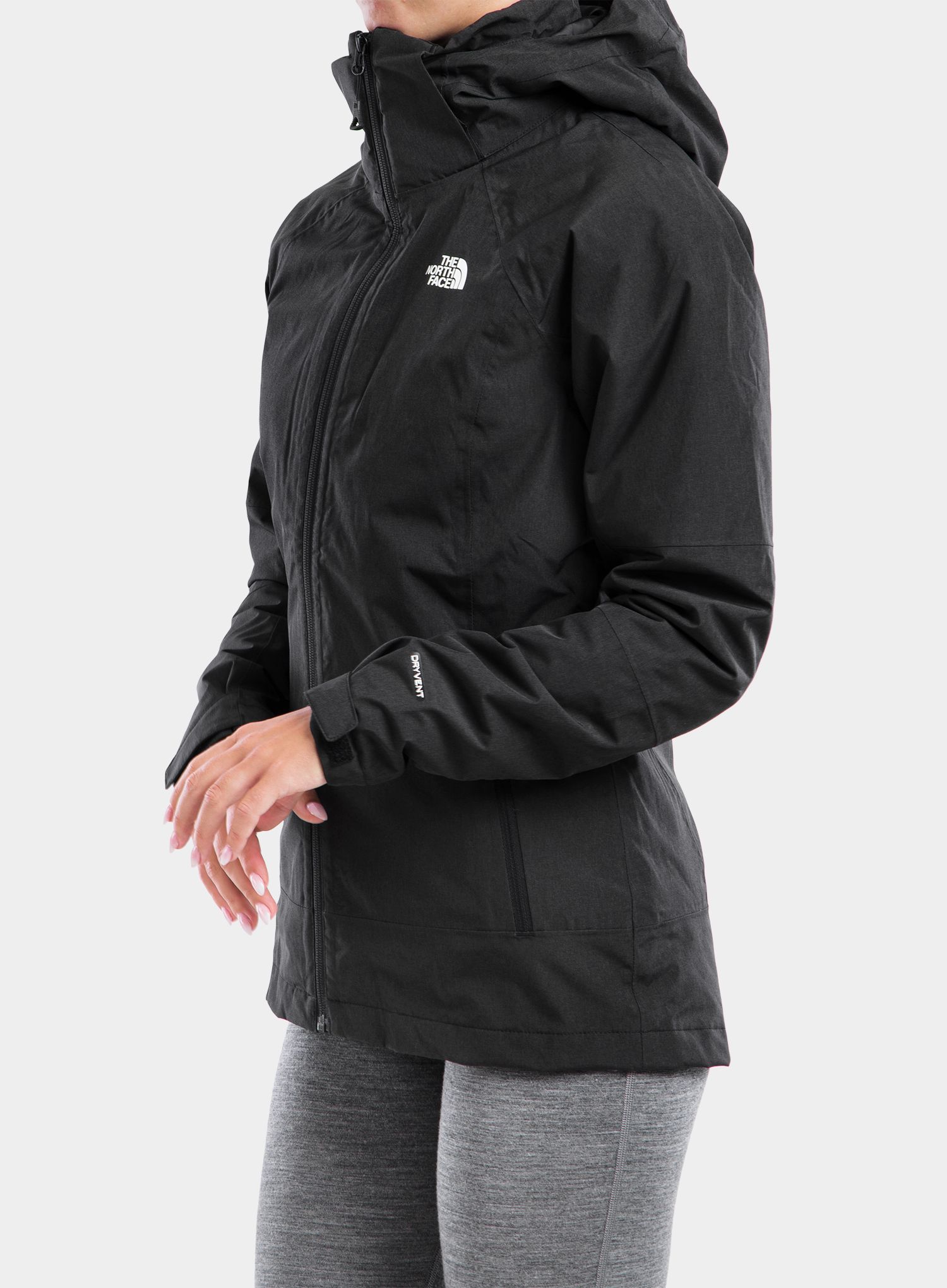 Дамско яке 3в1 The North Face Inlux Triclimate - tnf black heather/tnf black