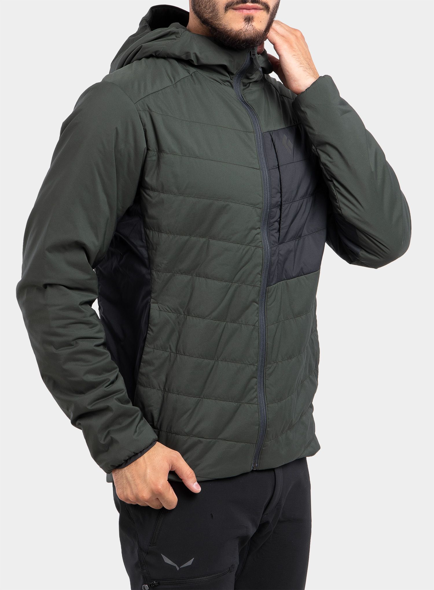 Яке Black Diamond First Light Stretch Hoody - cypress/black