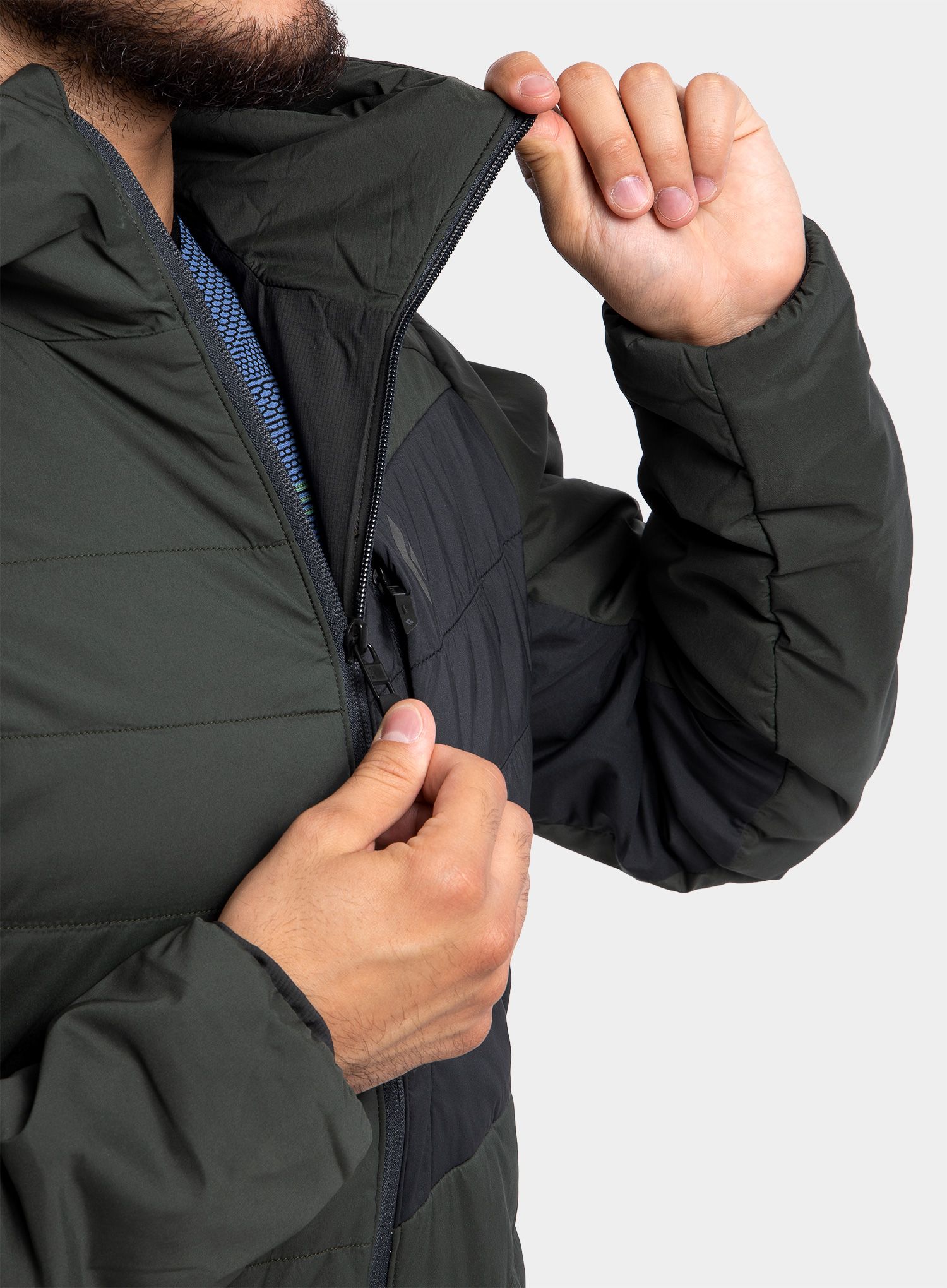 Яке Black Diamond First Light Stretch Hoody - cypress/black