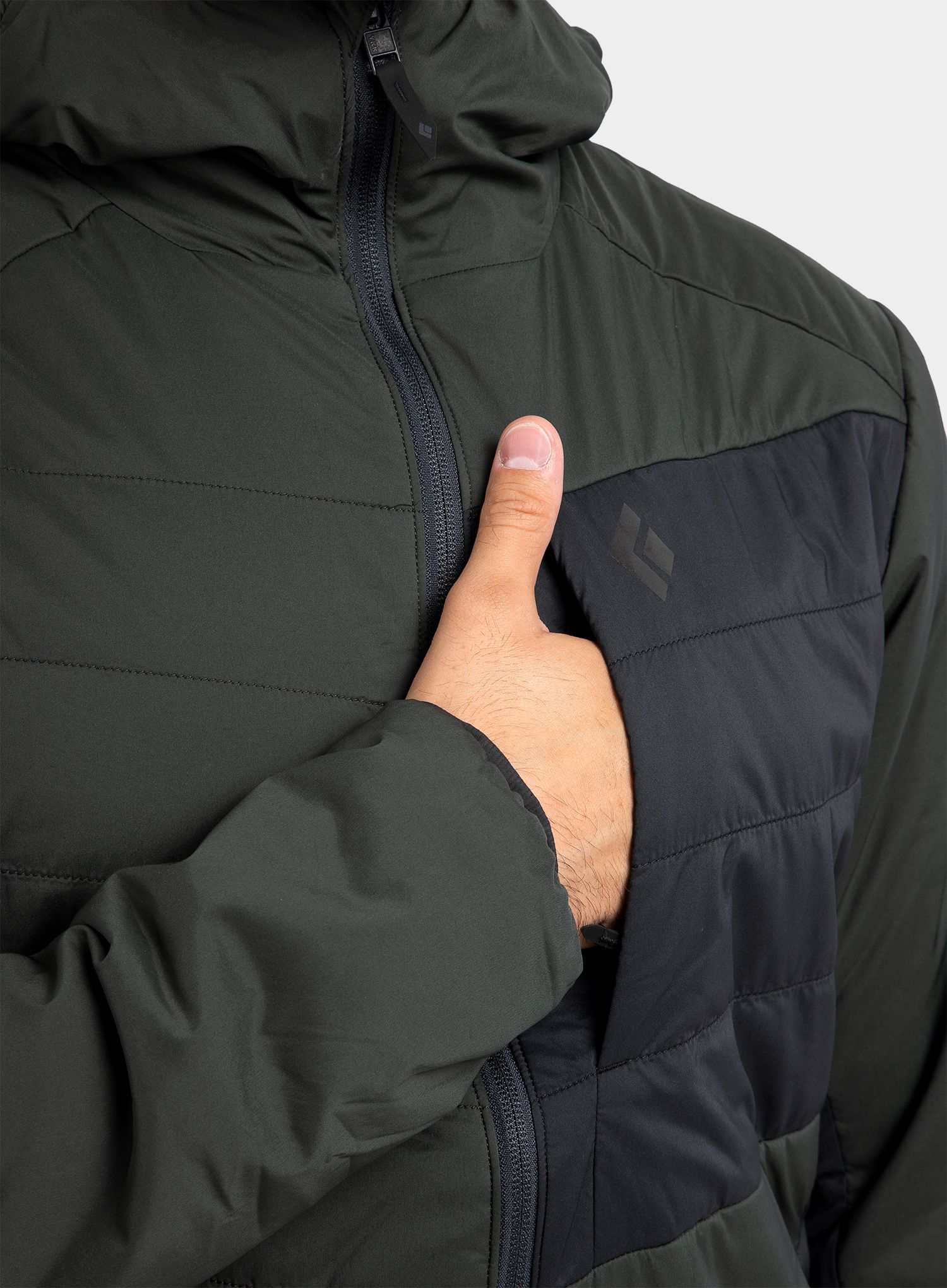 Яке Black Diamond First Light Stretch Hoody - cypress/black