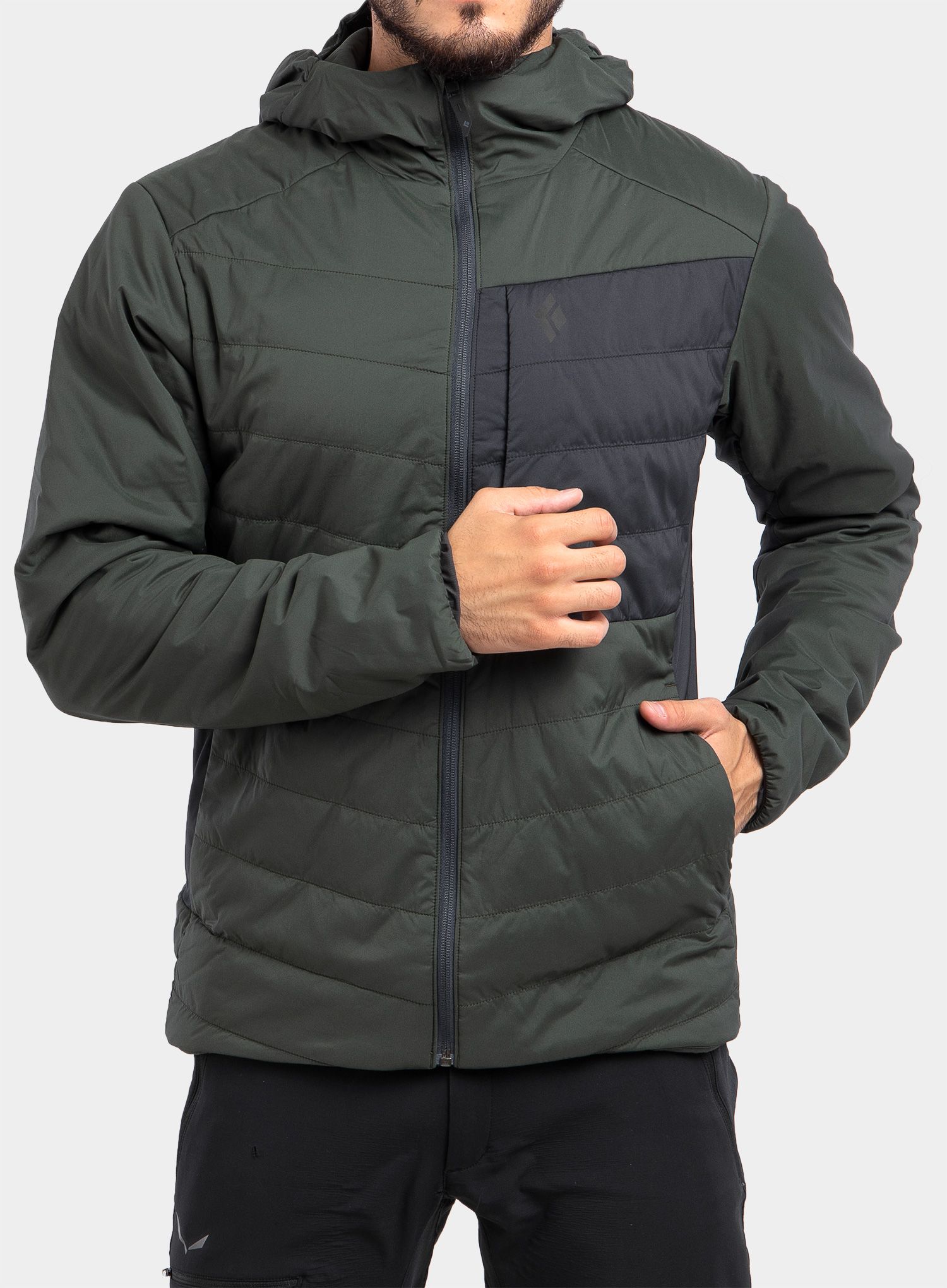 Яке Black Diamond First Light Stretch Hoody - cypress/black