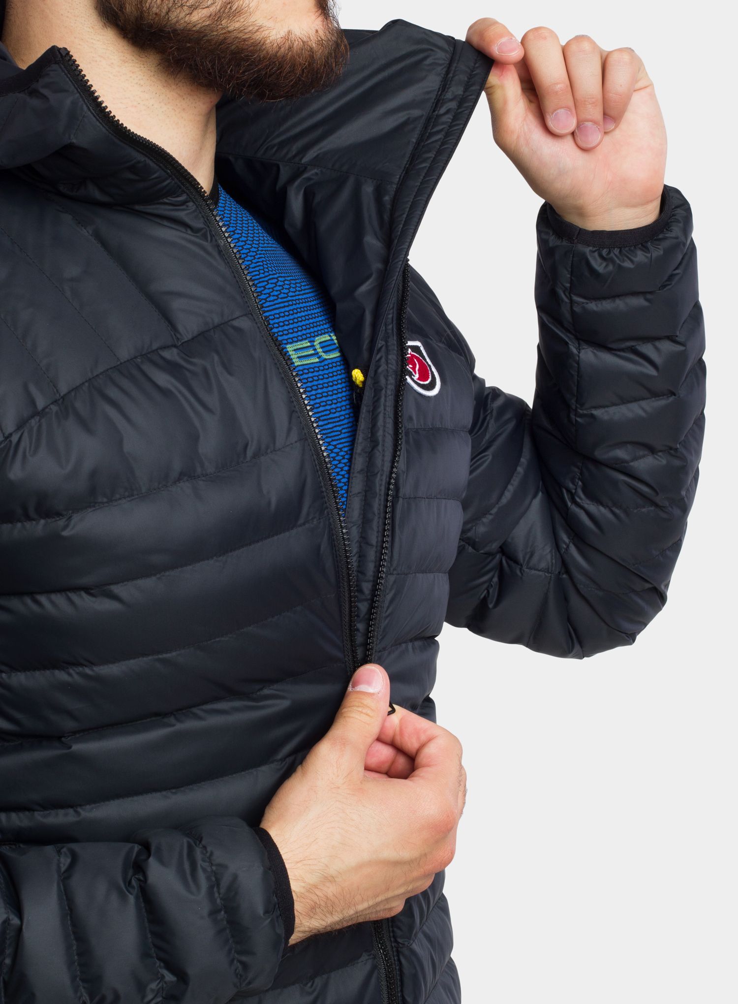 Яке с подплата Fjallraven Expedition Latt Hoodie - navy