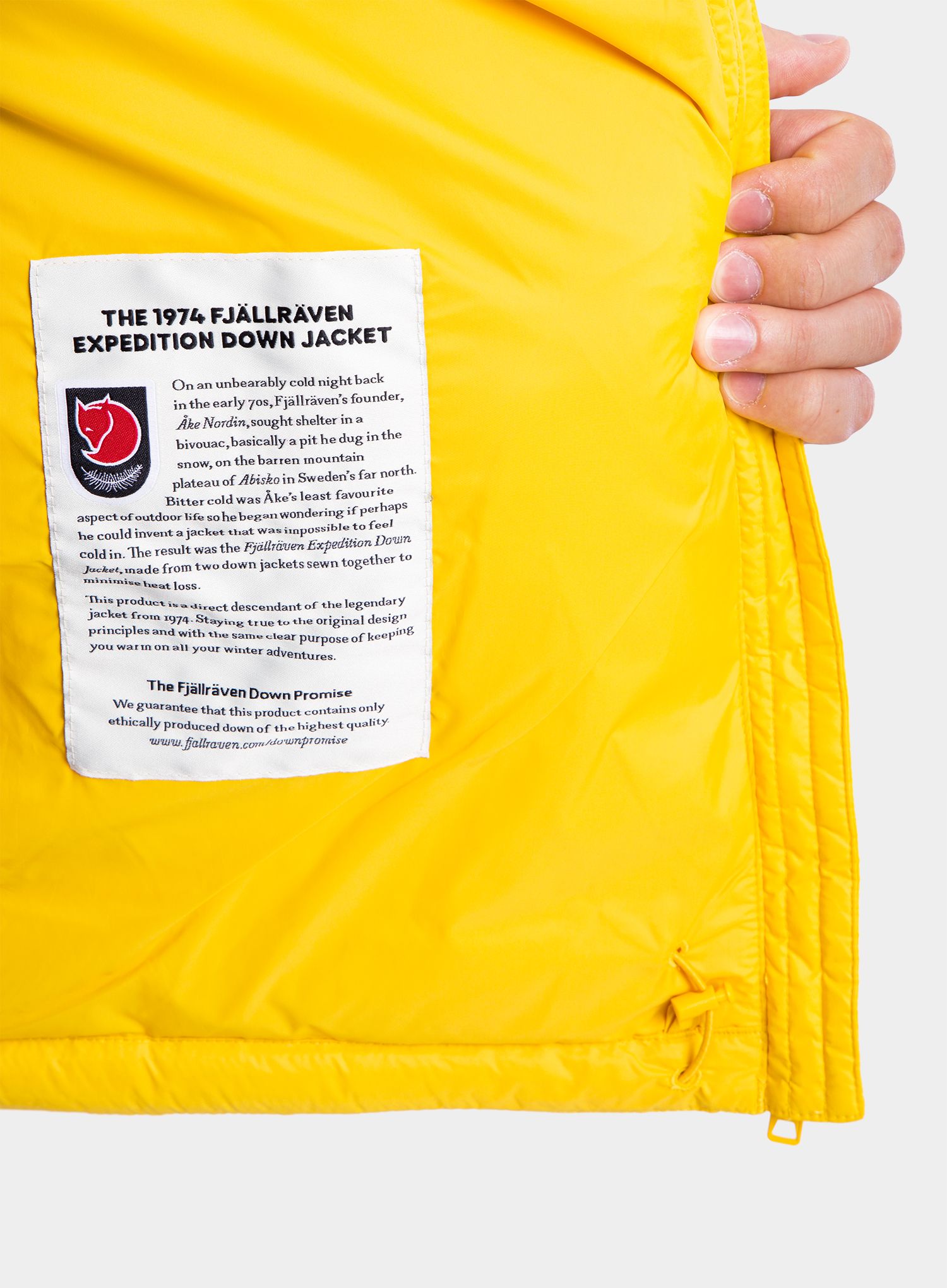 Яке Fjallraven Expedition Pack Down Jacket - dandelion