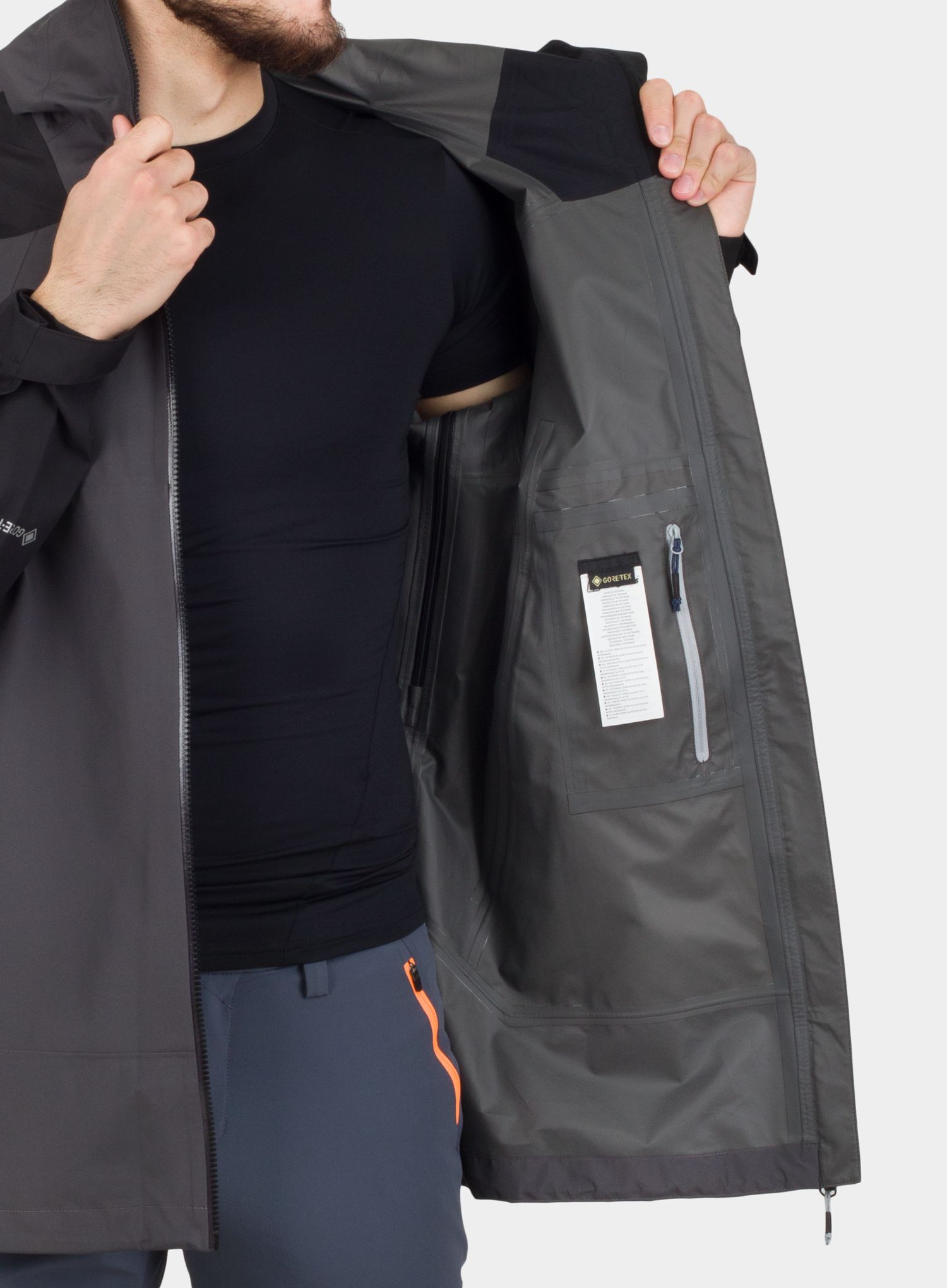 Яке GORE-TEX Berghaus Paclite Peak Vent Shell - grey/black