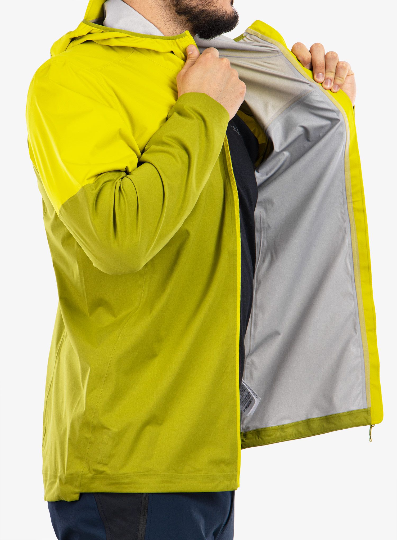 Водоустойчиво яке Rab Kinetic Ultra Jacket - aspen green/zest