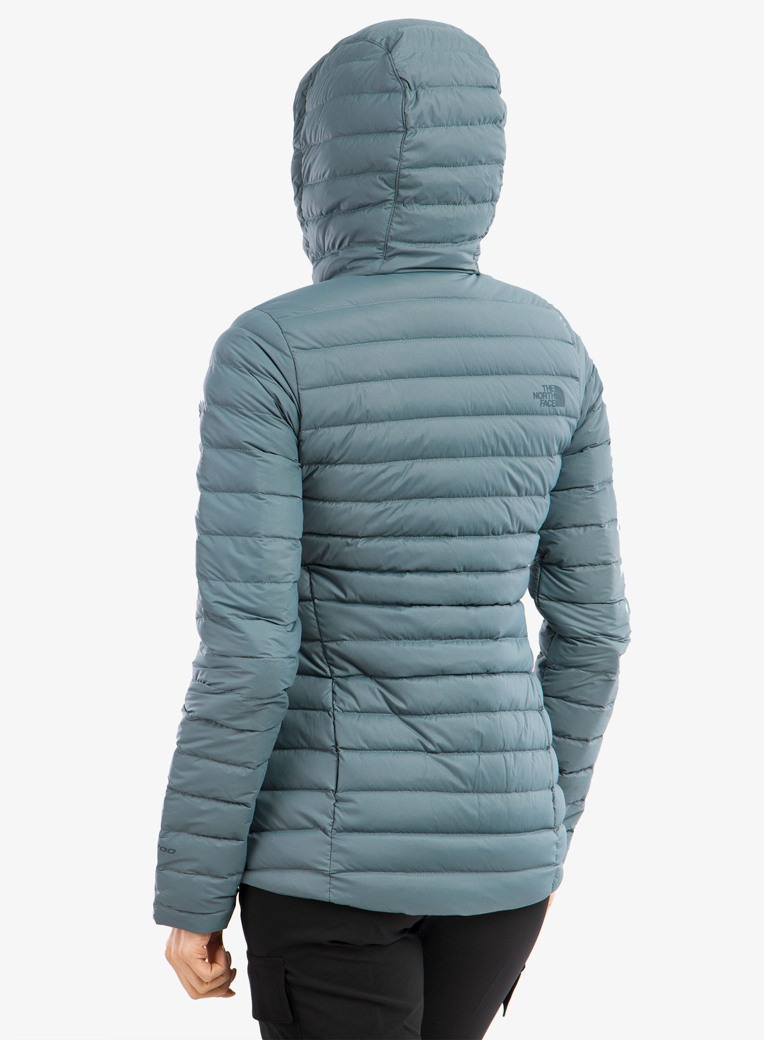 Дамско пухено яке The North Face Stretch Down Hoodie - goblin blue