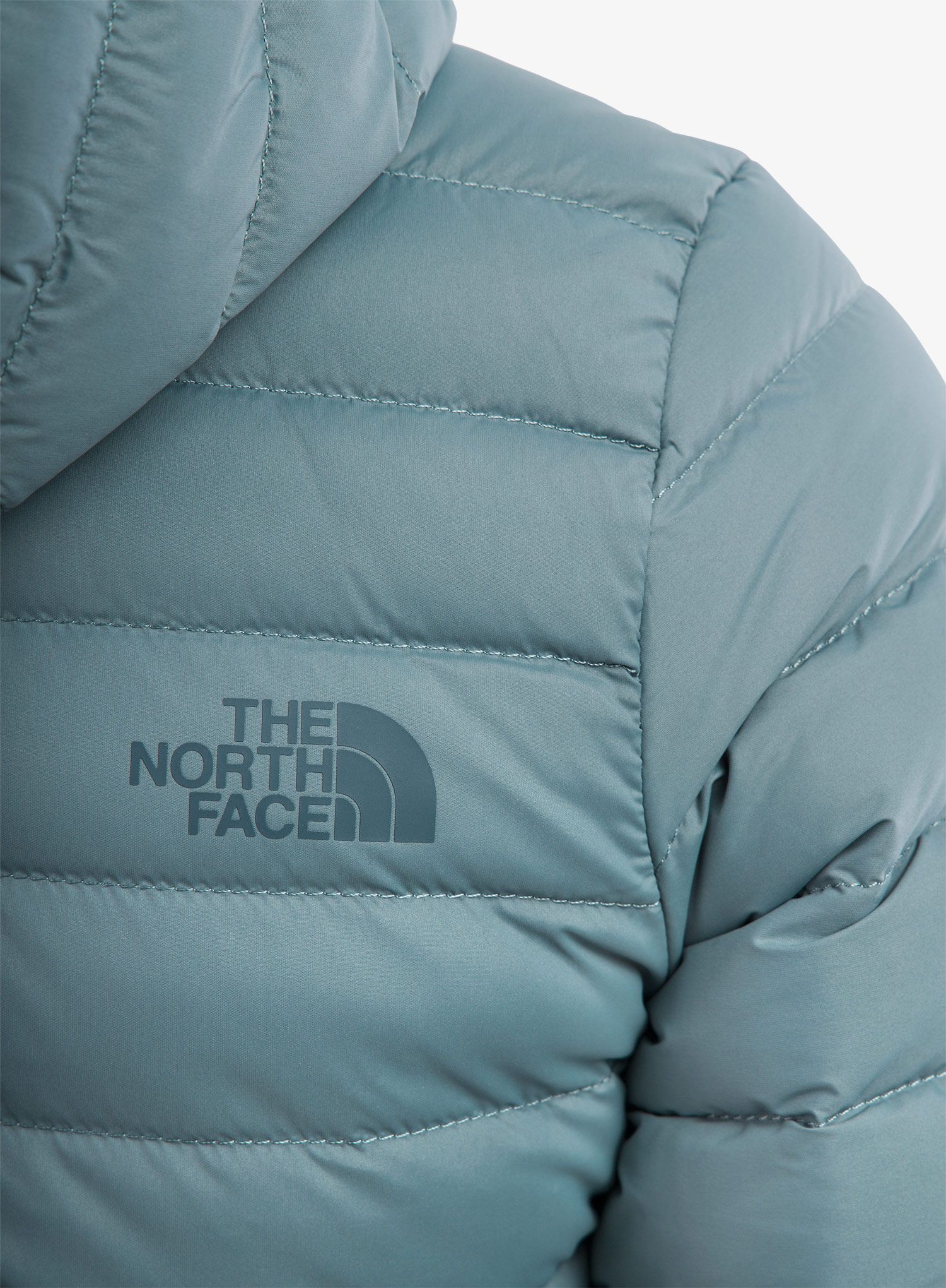 Дамско пухено яке The North Face Stretch Down Hoodie - goblin blue