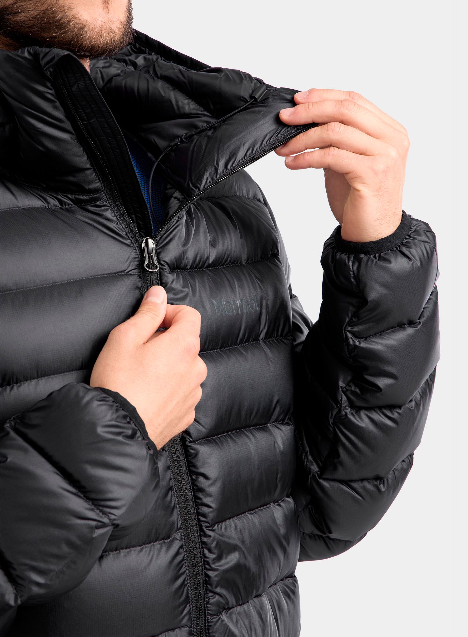 Пухено яке Marmot Hype Down Hoody - black