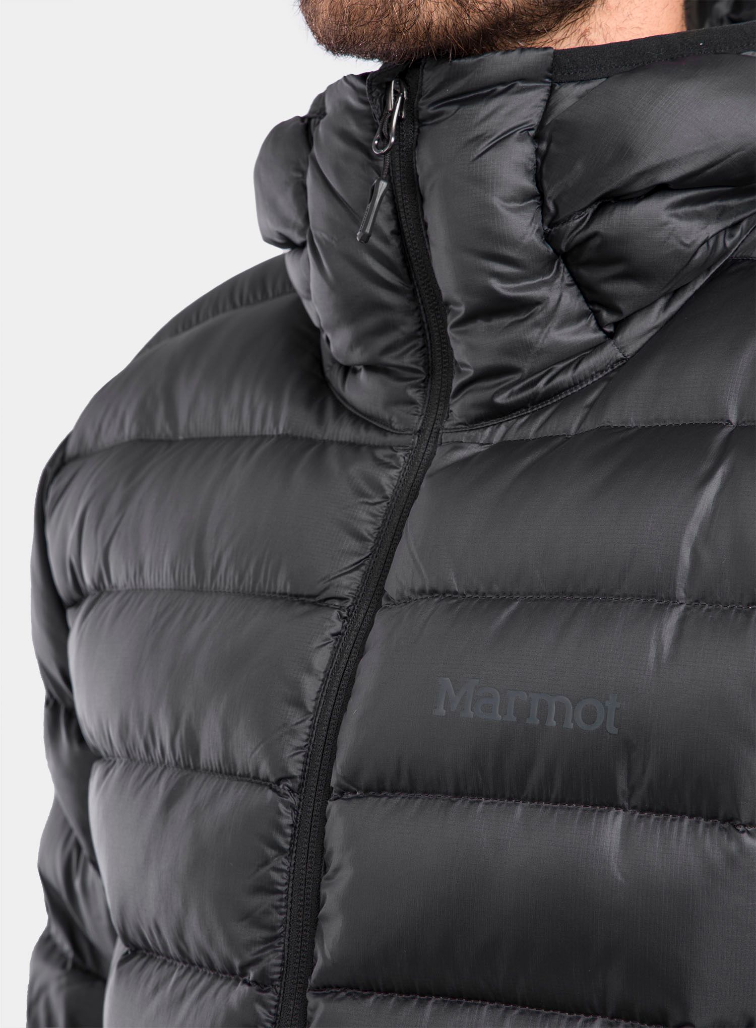 Пухено яке Marmot Hype Down Hoody - black
