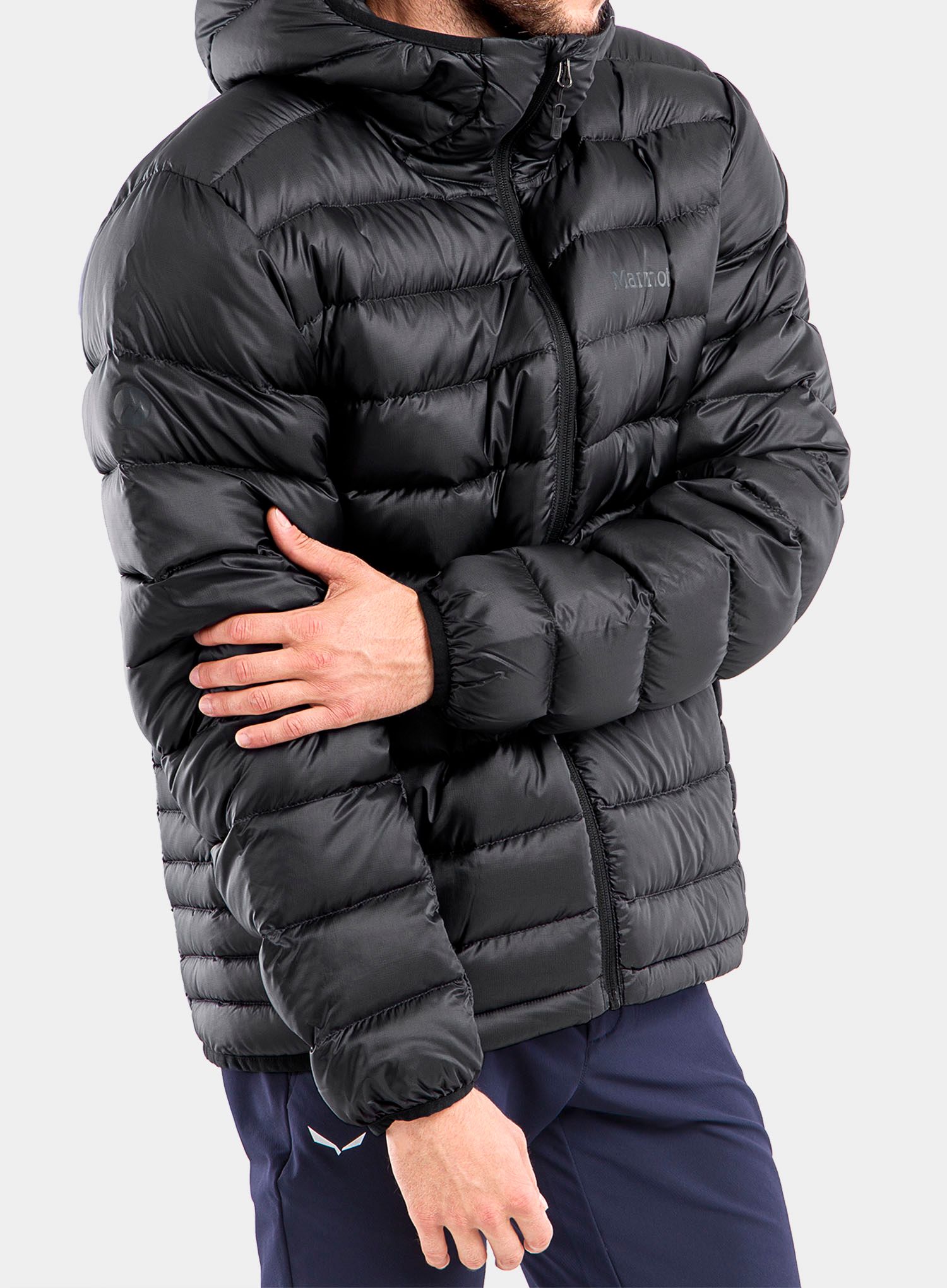 Пухено яке Marmot Hype Down Hoody - black