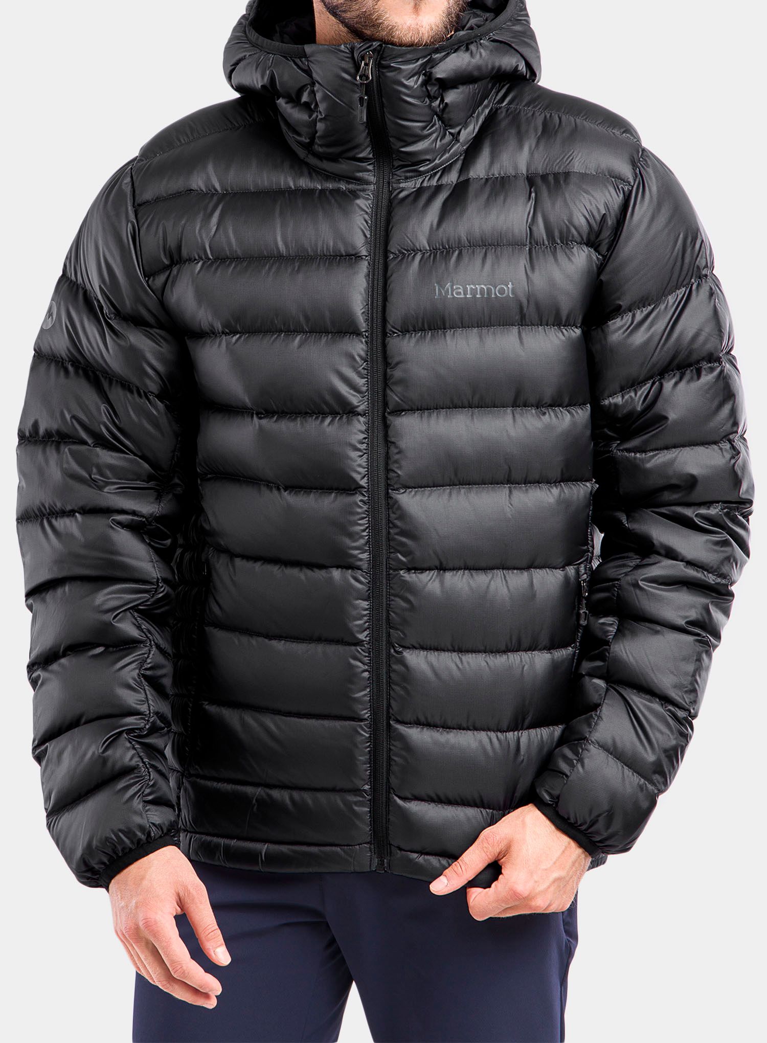 Пухено яке Marmot Hype Down Hoody - black