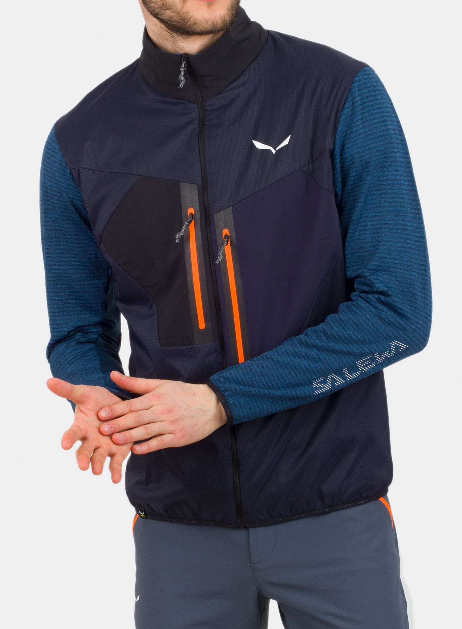 Яке Salewa Pedroc Hybrid 2 PTC Alpha Jacket - premium navy