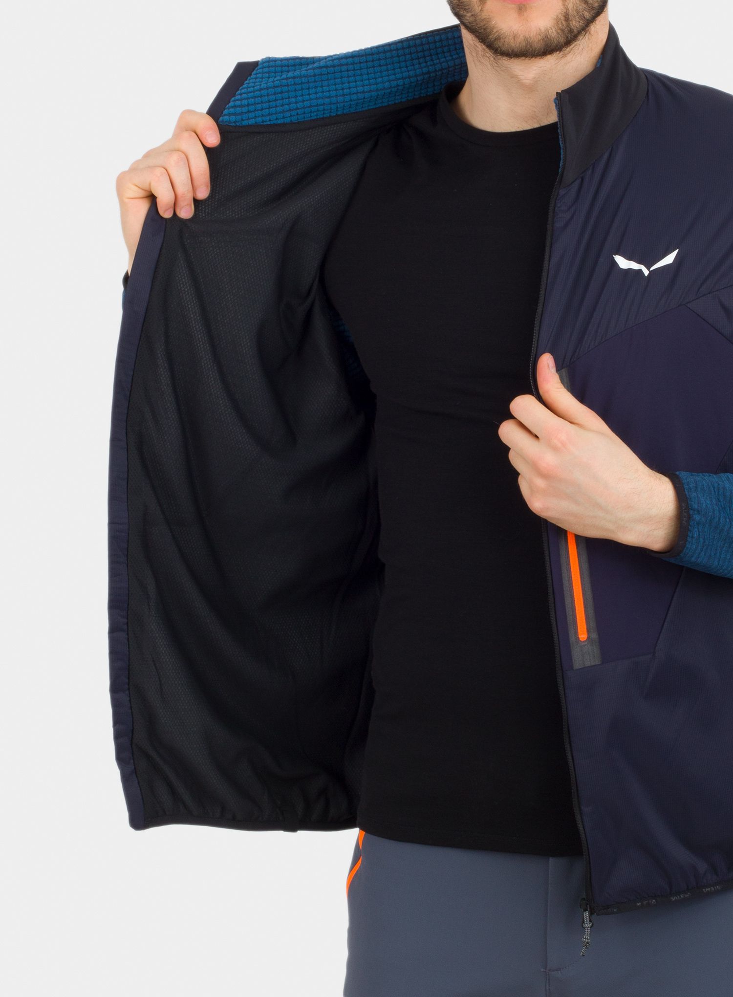 Яке Salewa Pedroc Hybrid 2 PTC Alpha Jacket - premium navy