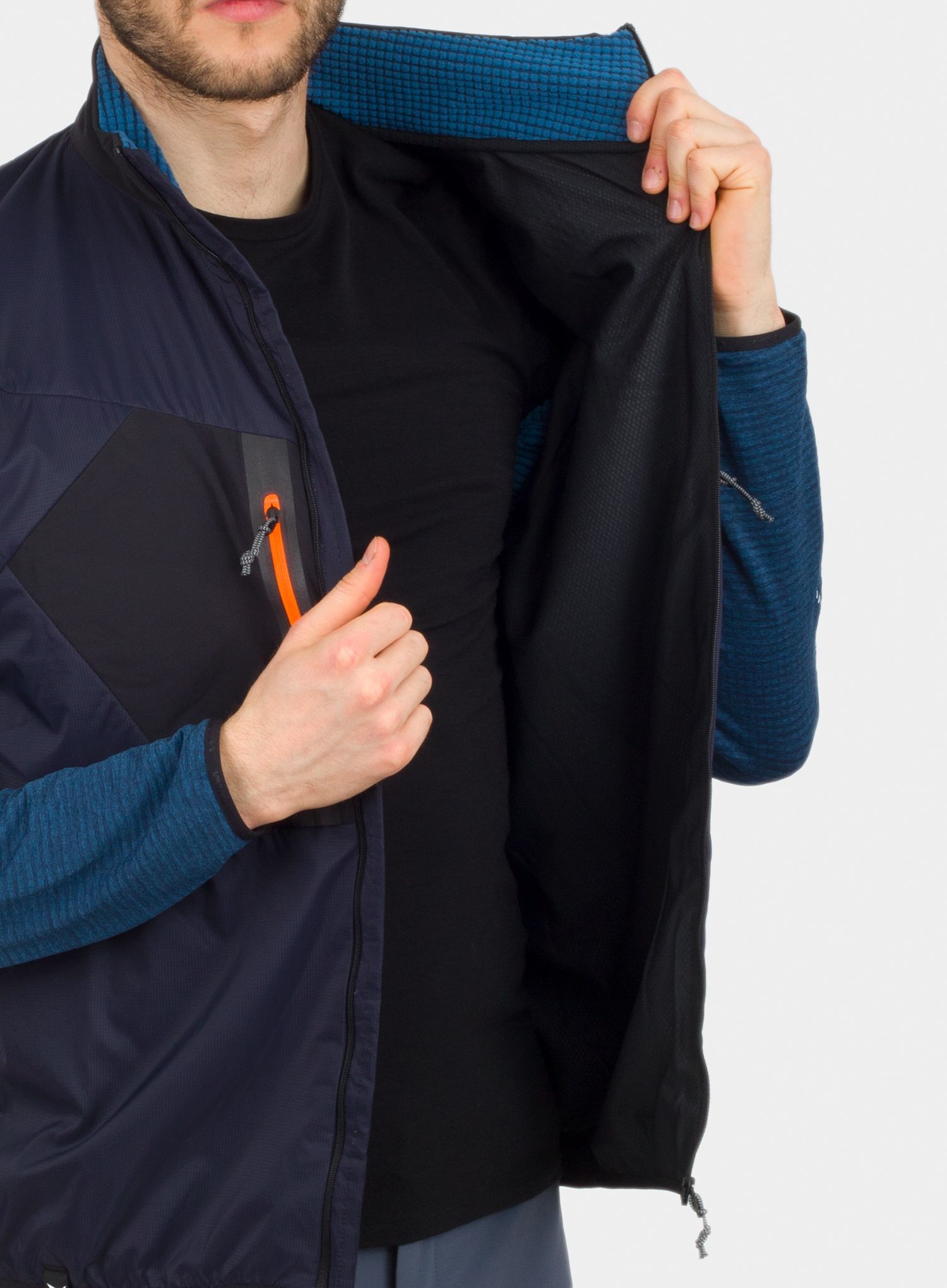 Яке Salewa Pedroc Hybrid 2 PTC Alpha Jacket - premium navy