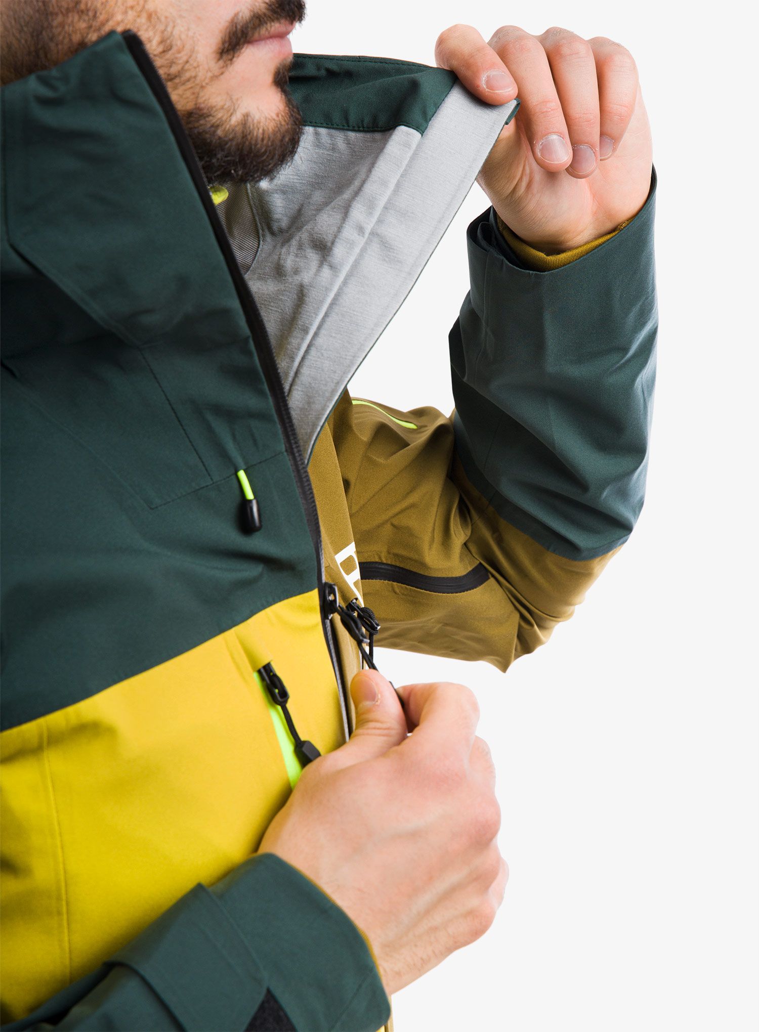 Kurtka Ortovox 3l Deep Shell Jacket - green pine | 8a.pl