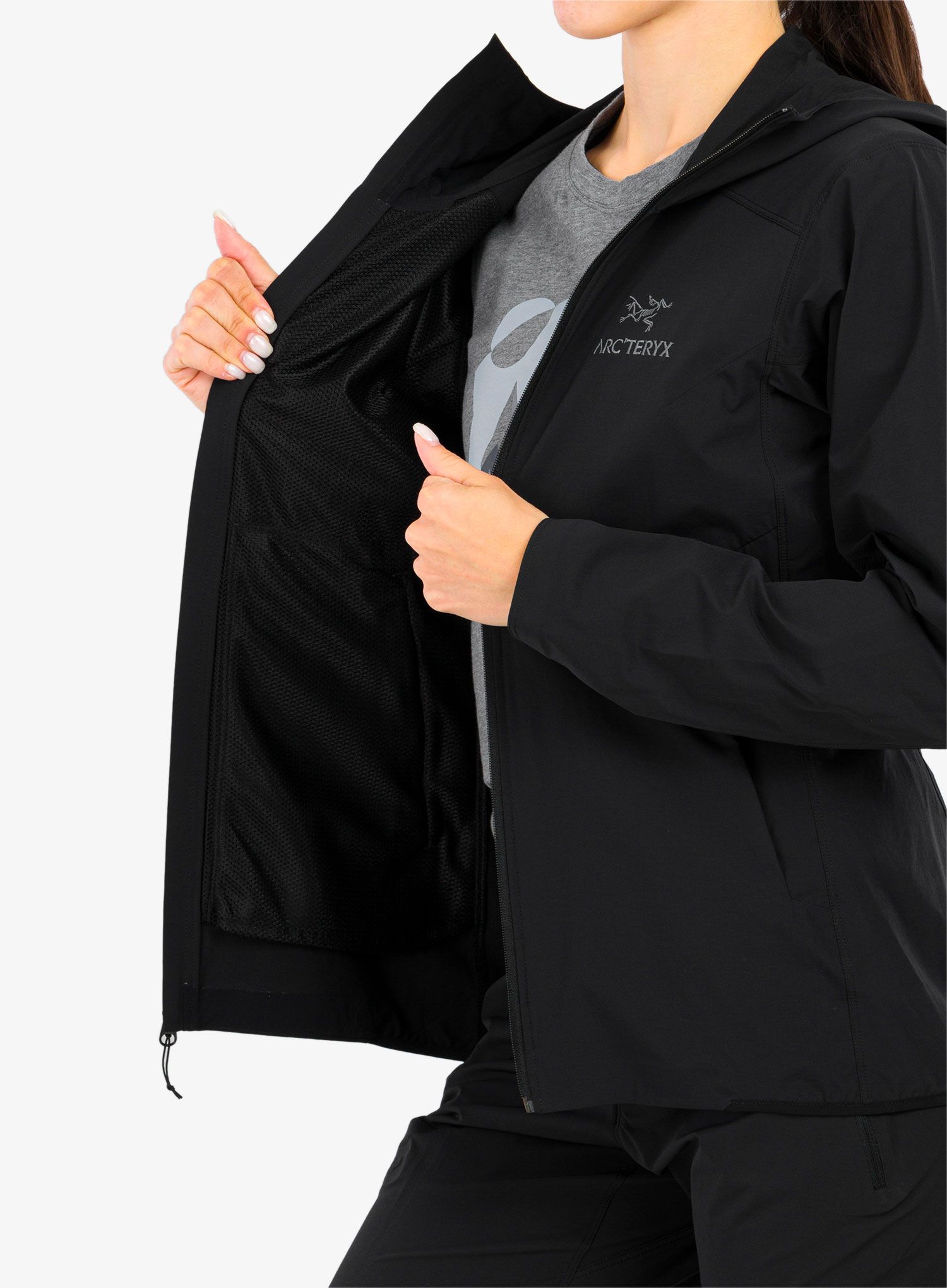 Дамско яке cофтшел Arcteryx Gamma SL Hoody - black