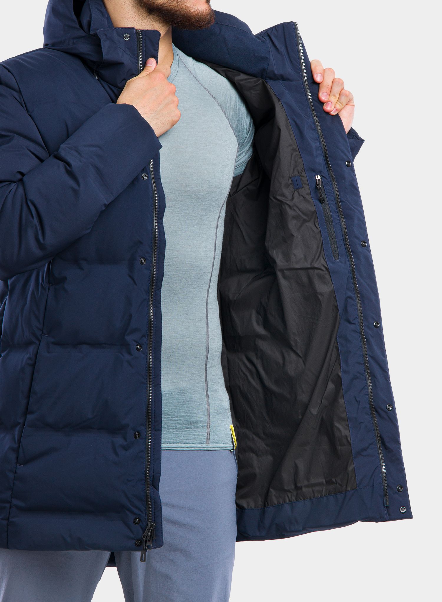 Зимно яке Patagonia Jackson Glacier Parka - navy blue
