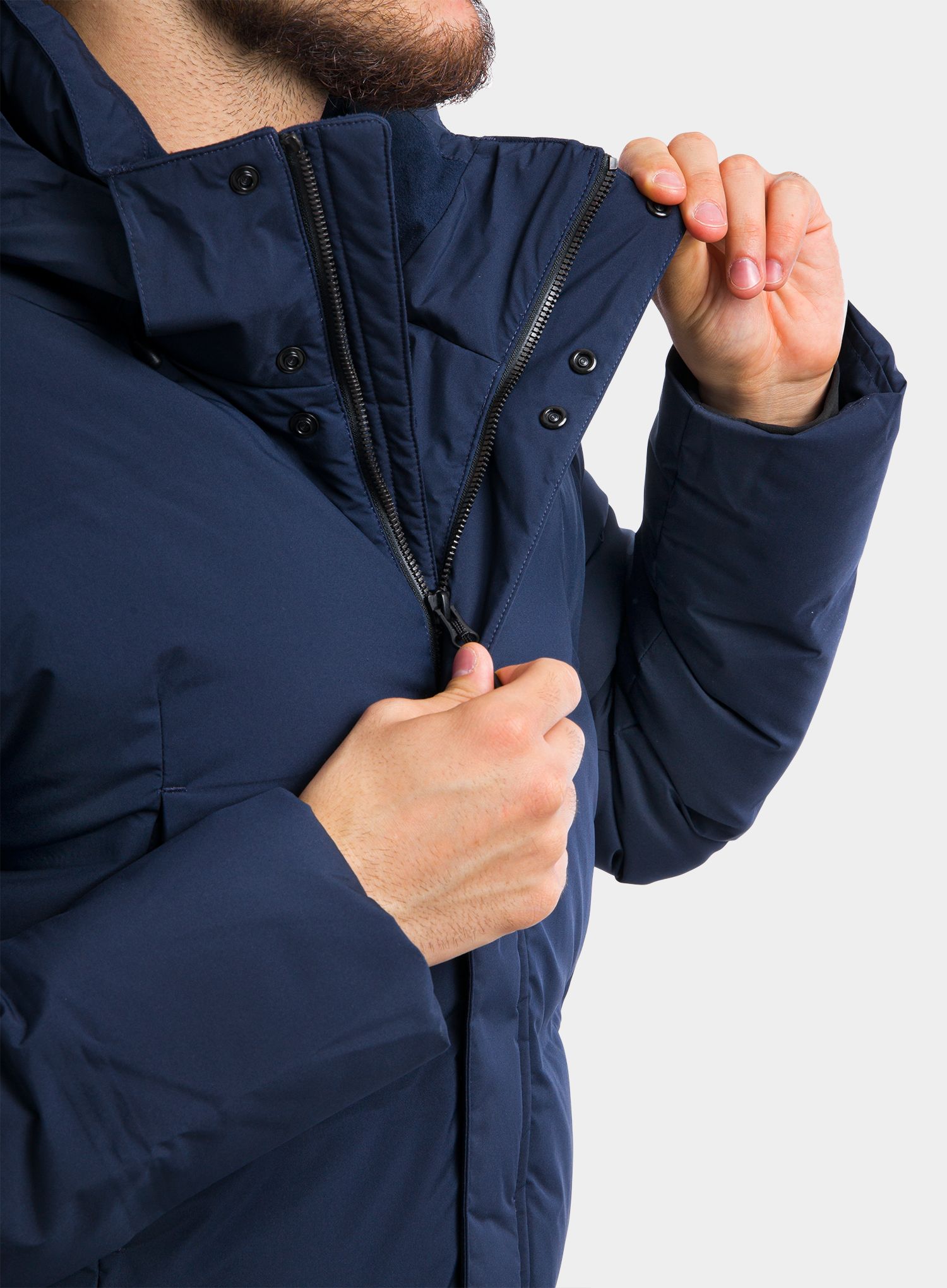 Зимно яке Patagonia Jackson Glacier Parka - navy blue