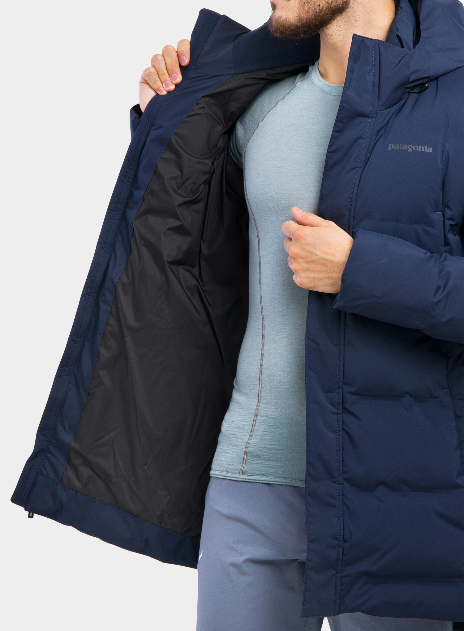 Зимно яке Patagonia Jackson Glacier Parka - navy blue